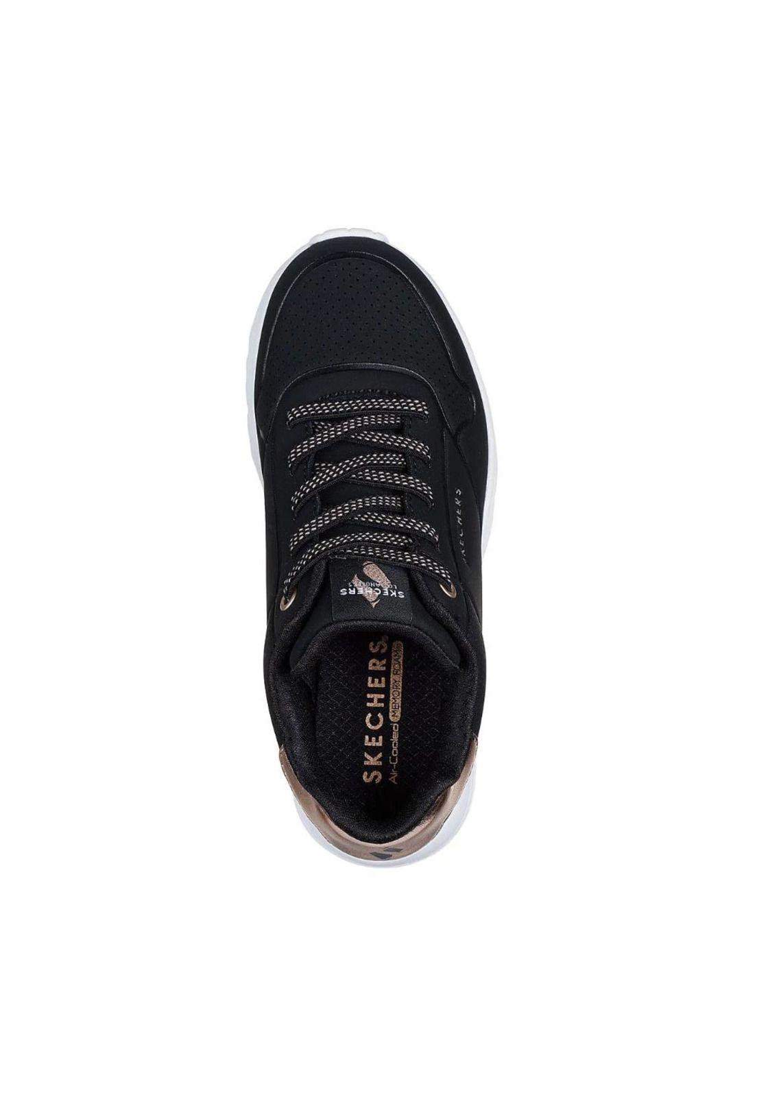 Zapatilla Kids Uno Lite Negro Skechers-2