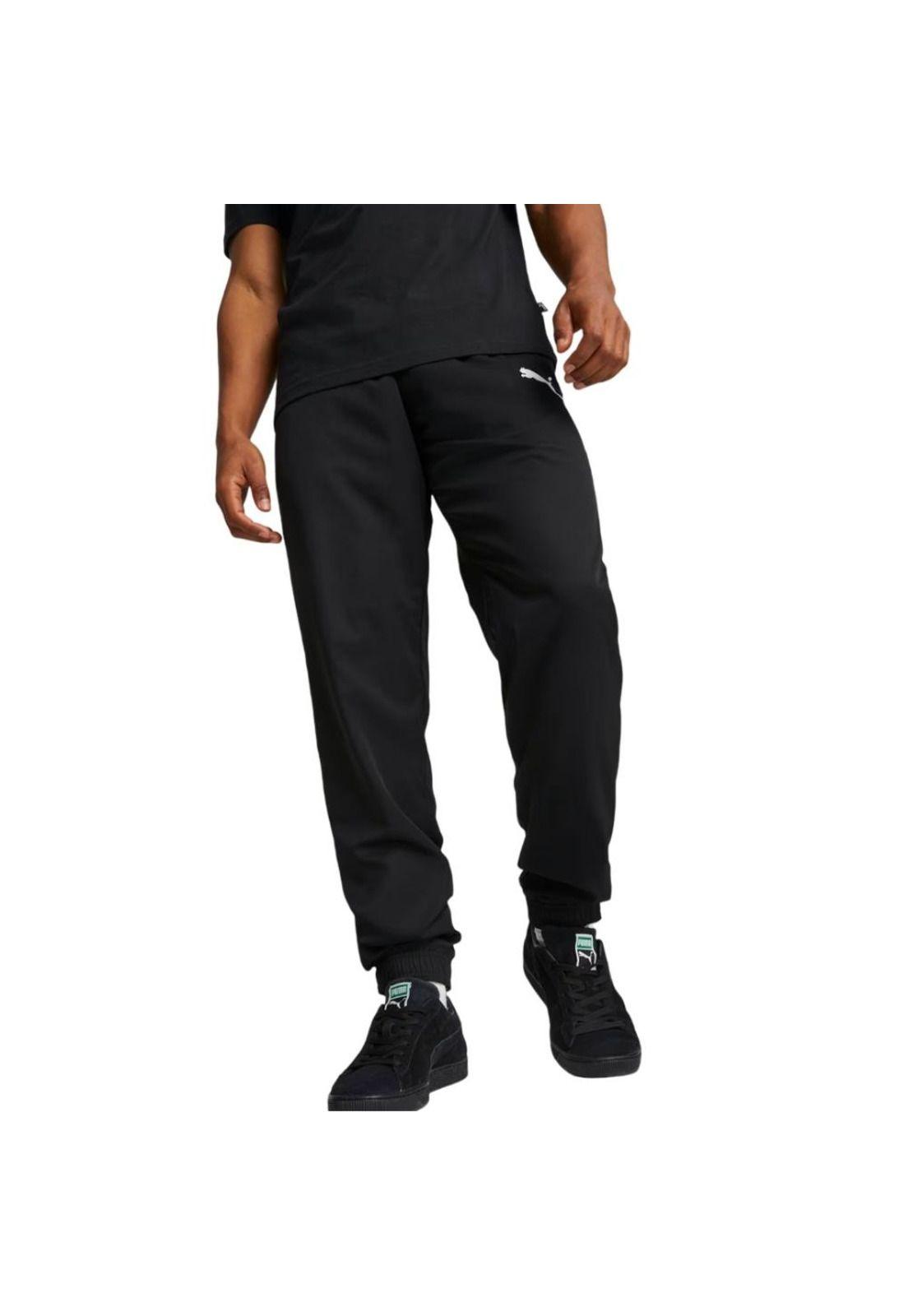 Pantalón Deportivo Hombre Ess Negro Puma-2