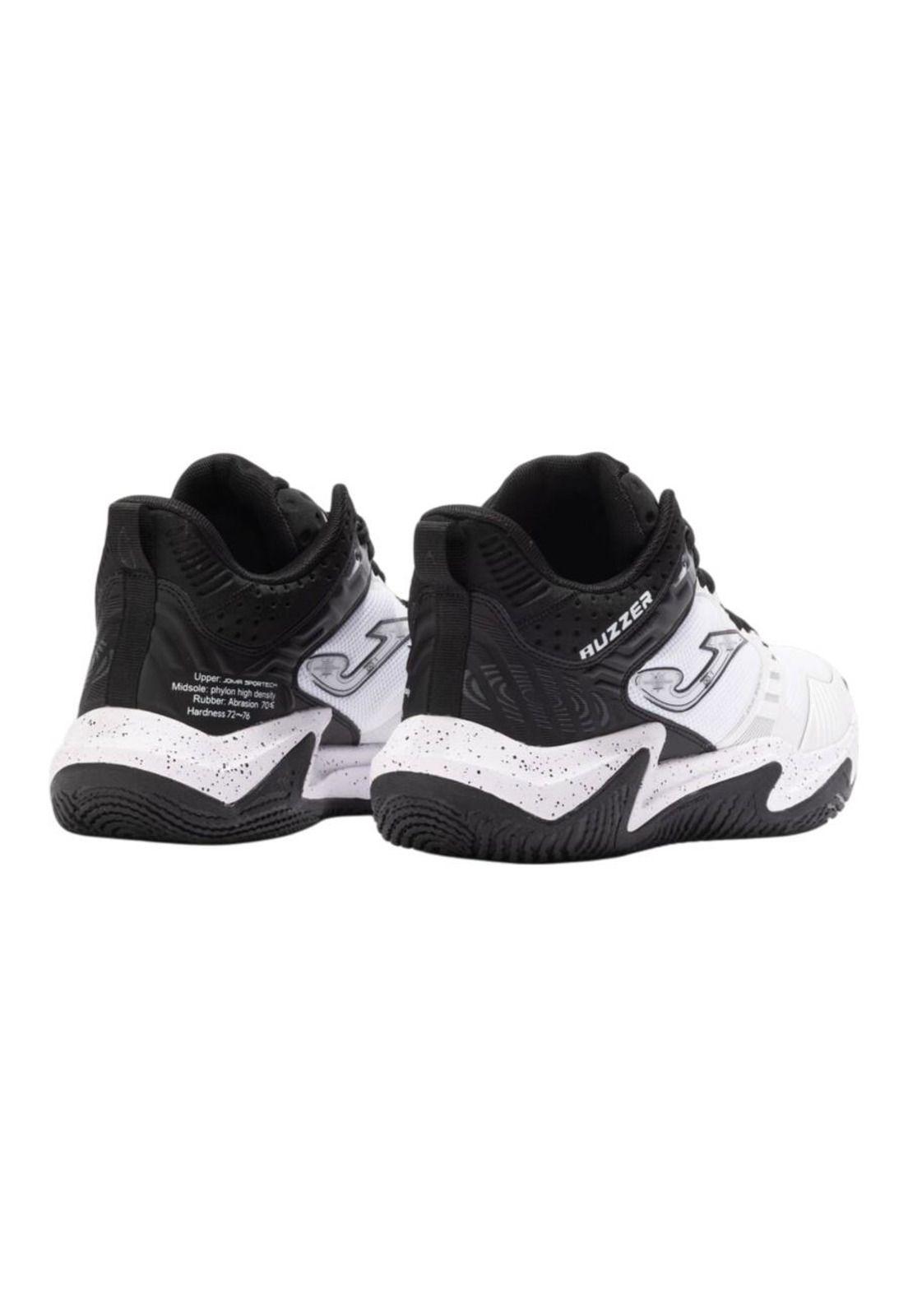 Zapatilla Básquetbol Hombre Buzzer Blanco Joma-4