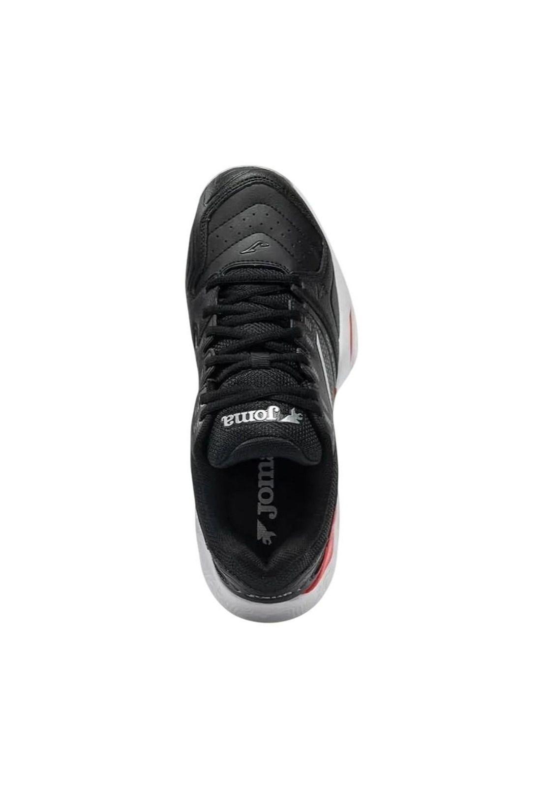 Zapatilla Pádel Hombre Master 1000 Negro Rojo Joma-2