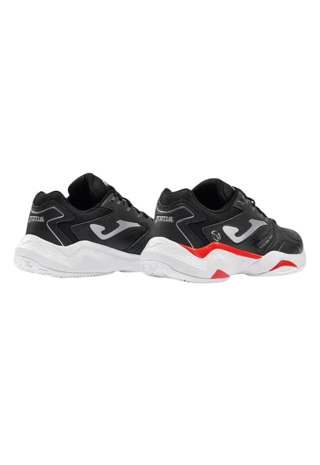 Zapatilla Pádel Hombre Master 1000 Negro Rojo Joma-4