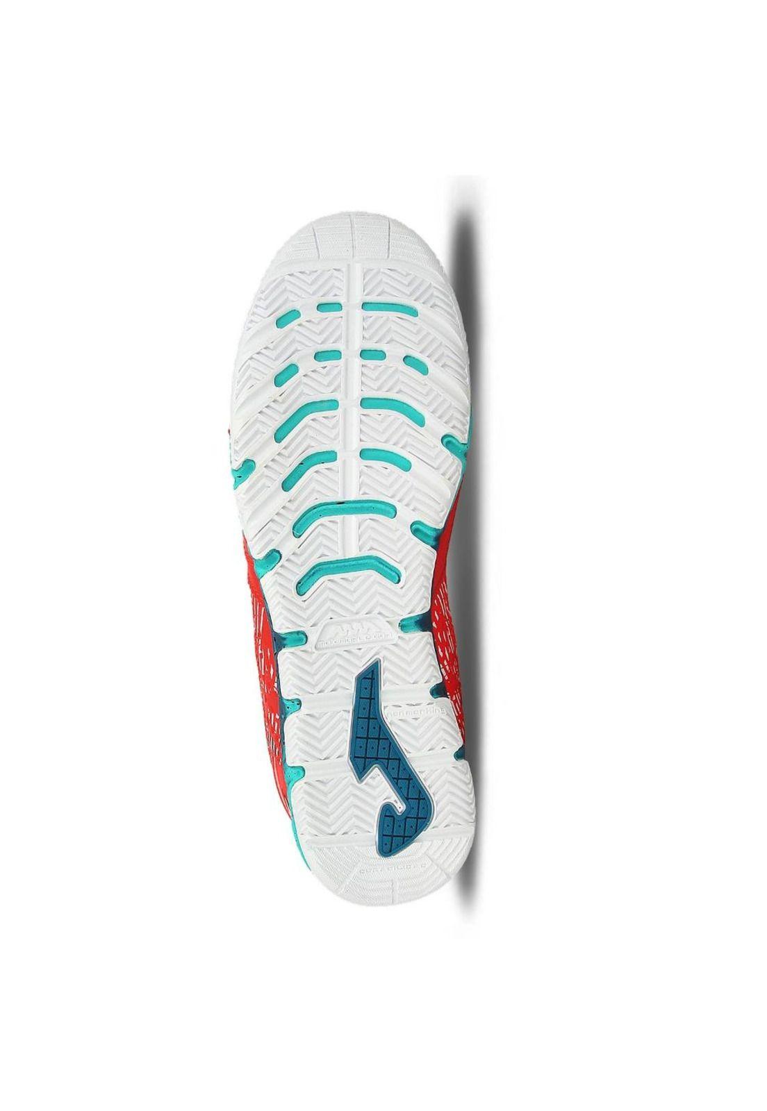 Zapatilla Fútbol Sala Hombre Mundial Coral Turquesa Joma-3
