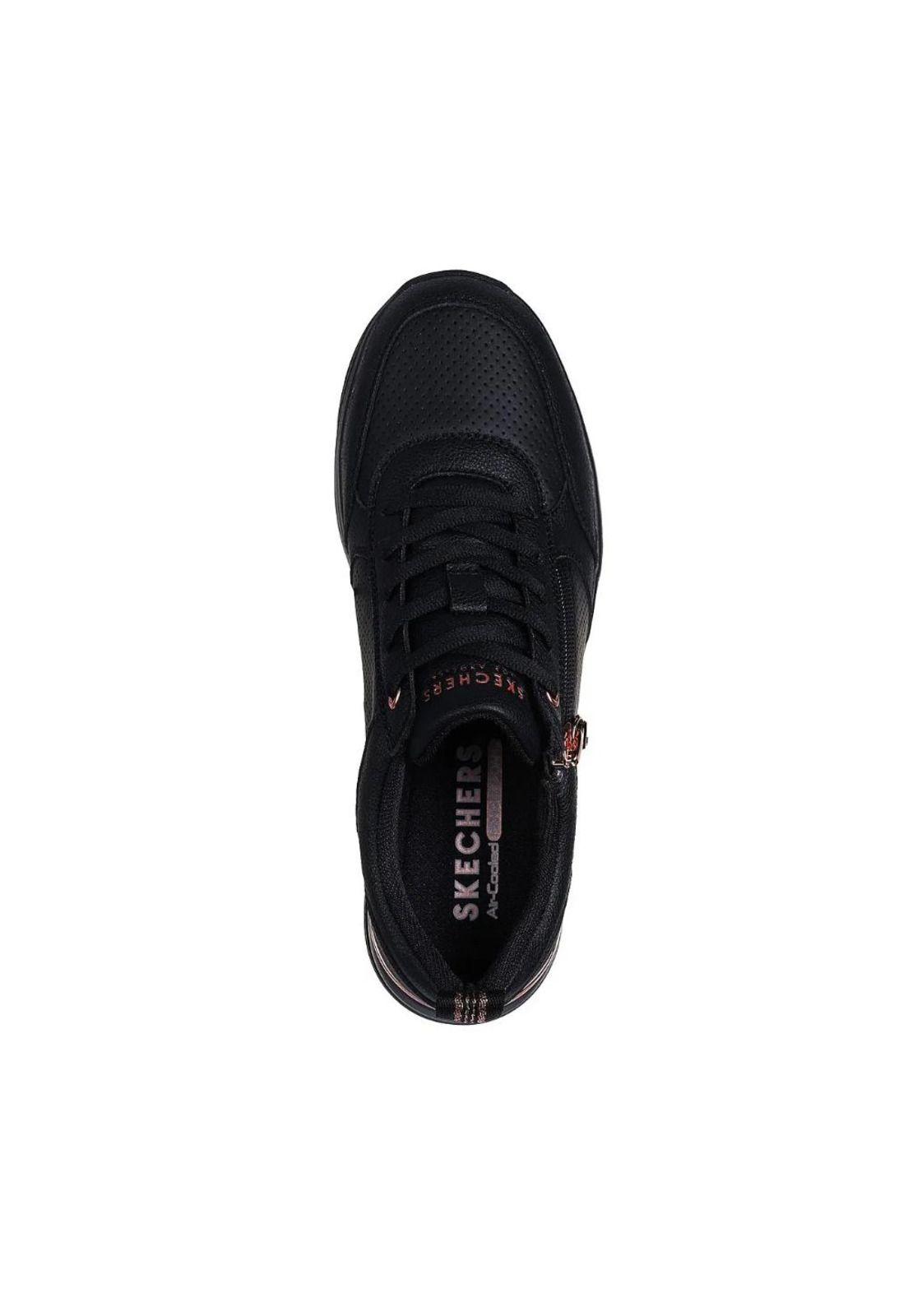 Zapatilla Mujer Billion 2 Negro Oro Skechers-2