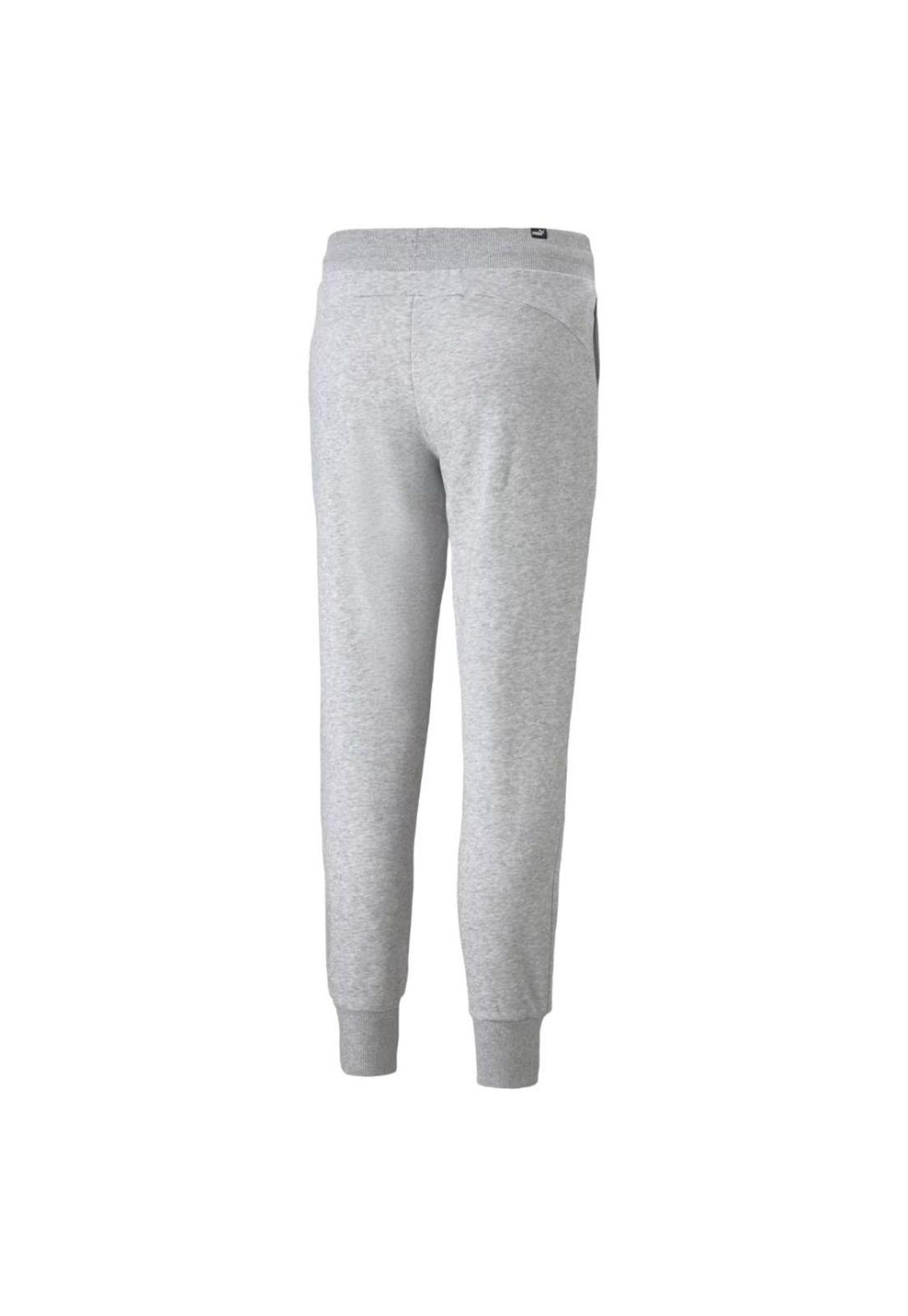 Pantalón Deportivo Mujer Ess Gris Puma-1
