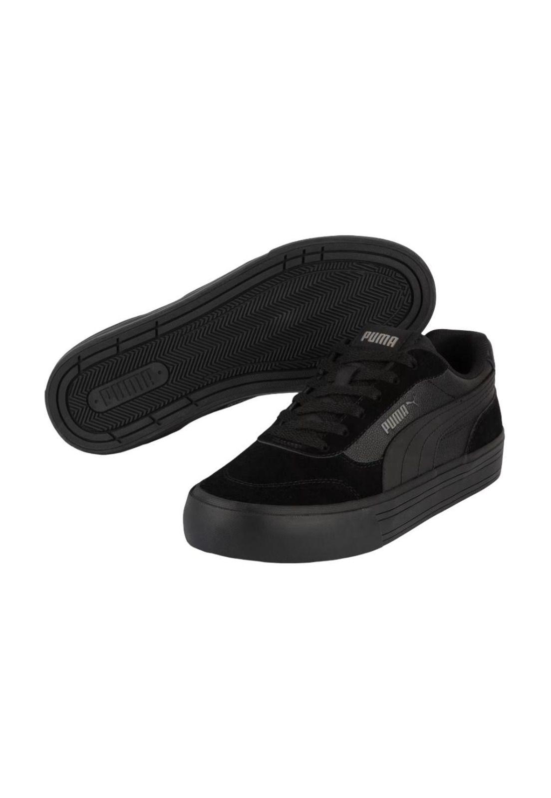 Zapatilla Hombre Court Classic Vulc Negro Puma-1