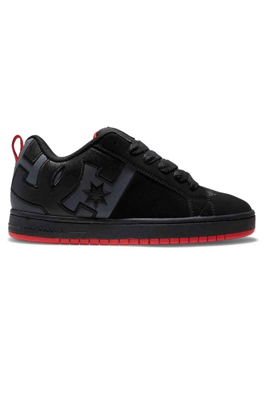 Zapatilla Hombre Court Graffik Negro DC-0