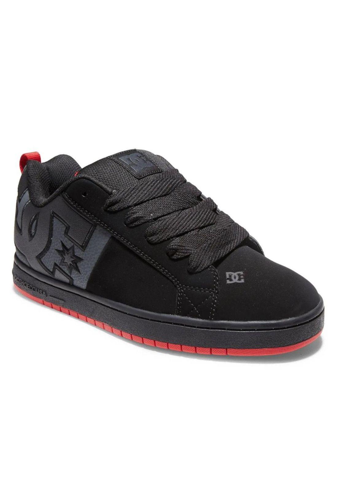Zapatilla Hombre Court Graffik Negro DC-1