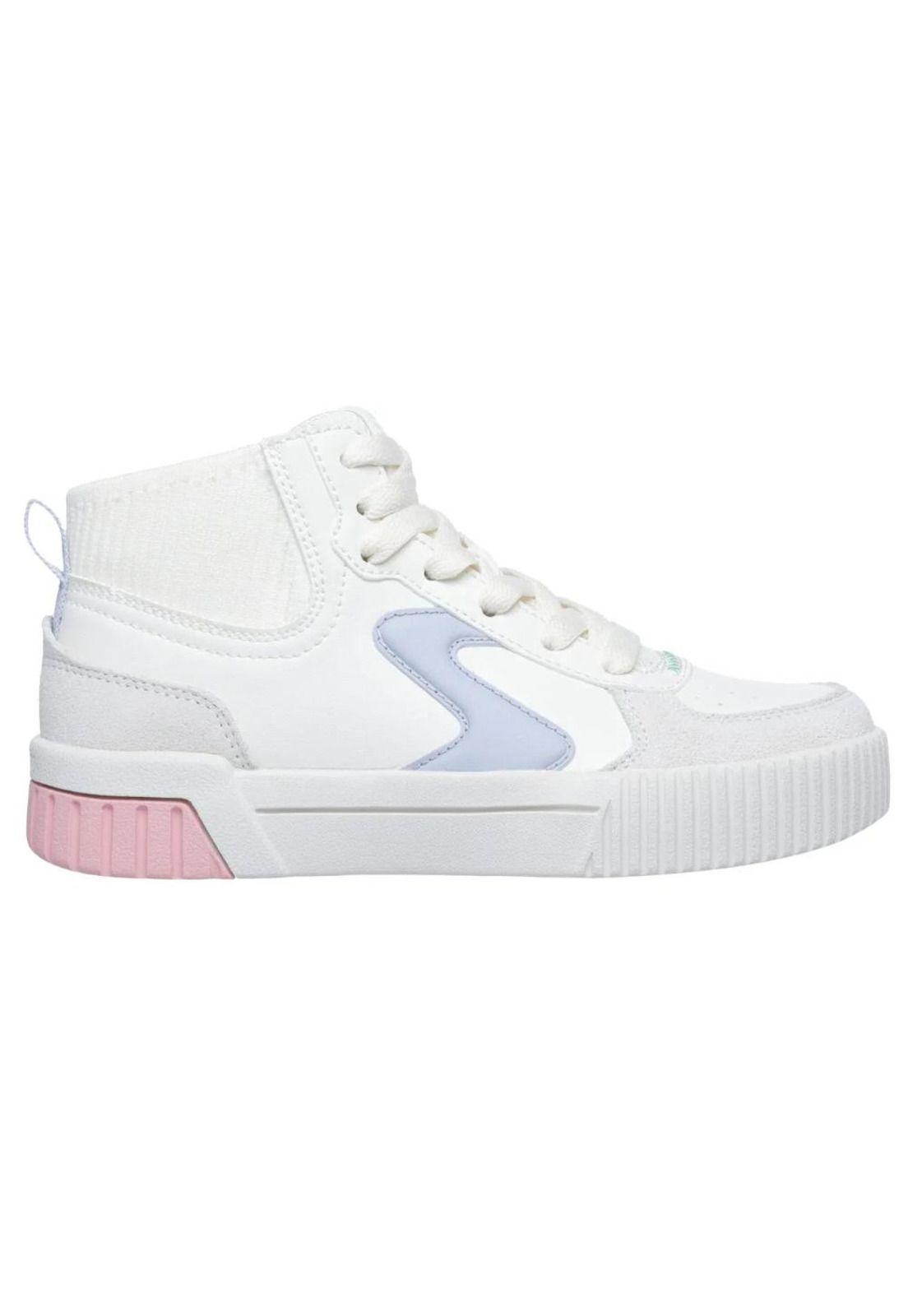 Zapatilla Kids Jade Cruise Blanco Skechers-0