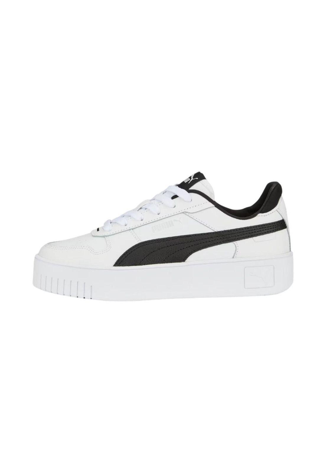 Zapatilla Mujer Carina Street Blanco Negro Puma-0
