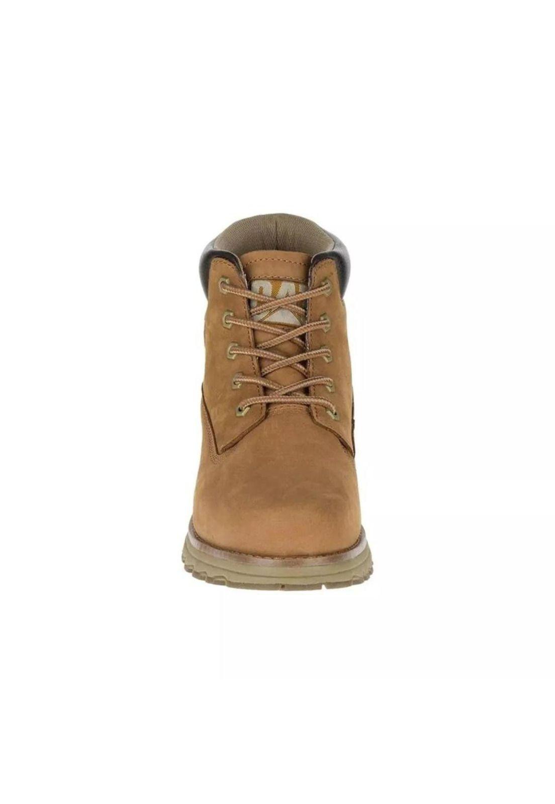 Botín Hombre Founder Bronze Café Cat-3