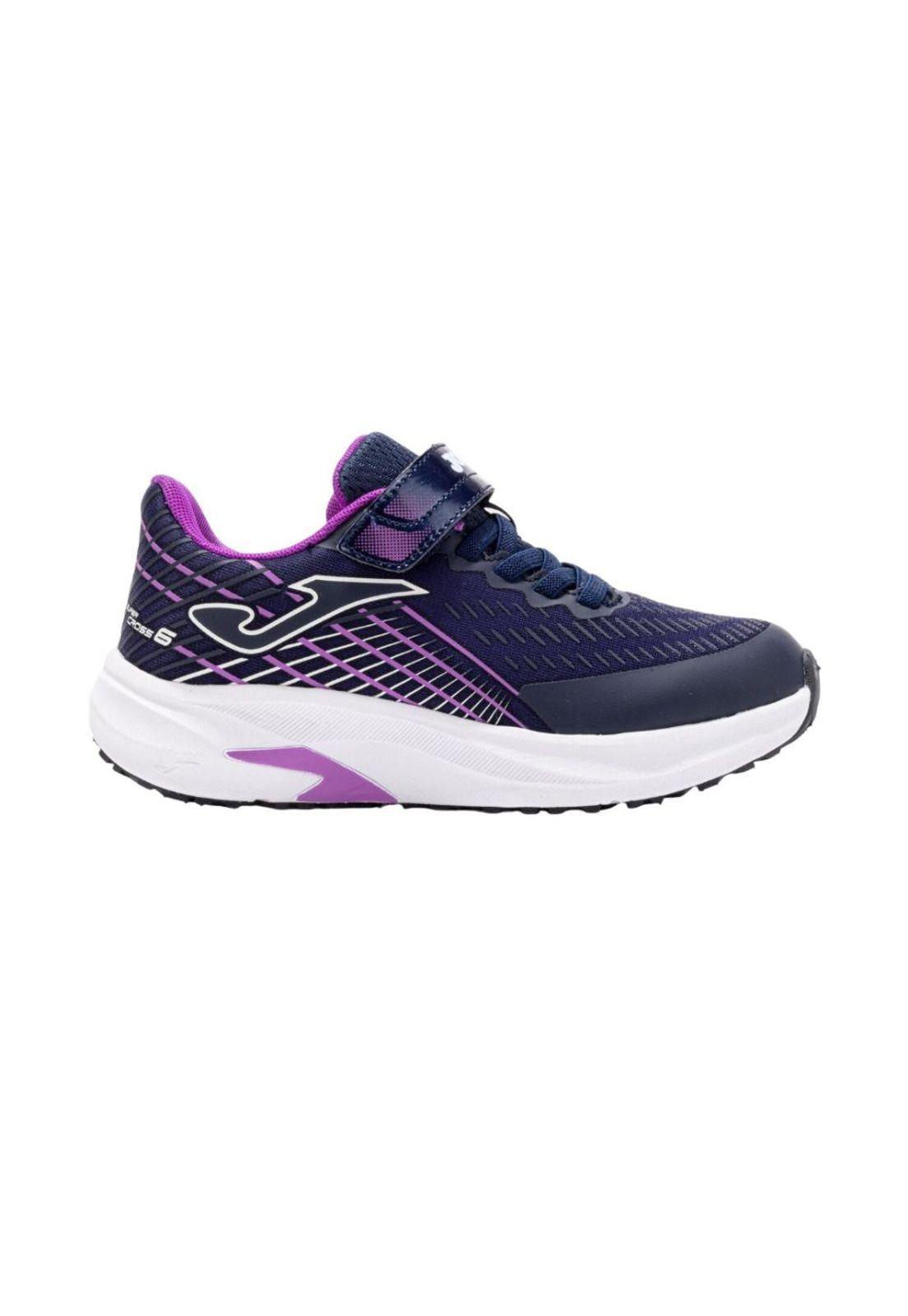 Zapatillas Running Kids Super Cross Jr 25 Azul Fucsia Joma-0