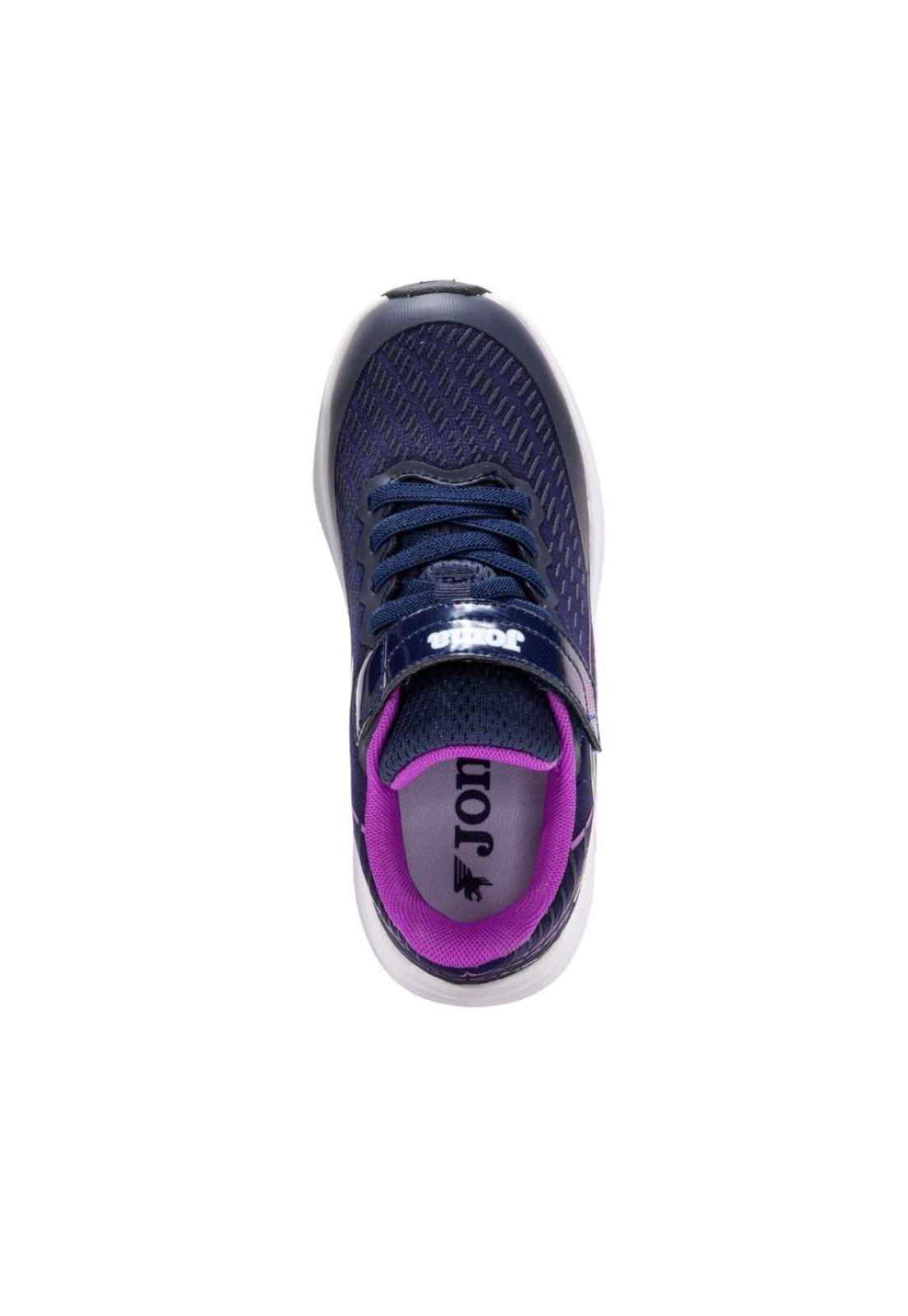 Zapatillas Running Kids Super Cross Jr 25 Azul Fucsia Joma-3