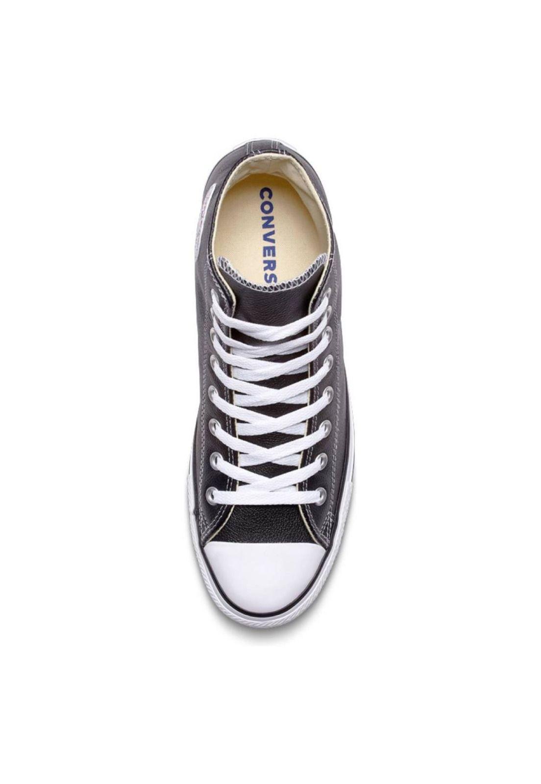 Zapatilla Chuck Taylor Classic Cuero Negro Converse-2