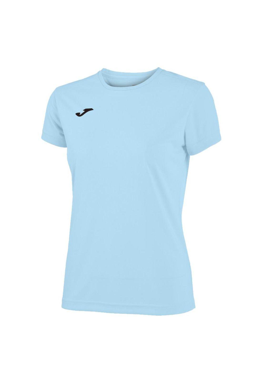 Polera Deportiva Mujer Combi Celeste Joma-0