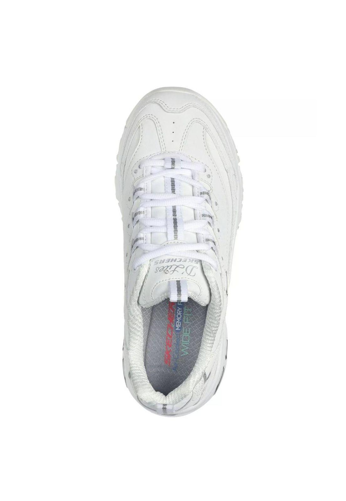 Zapatilla Mujer D lites Play On Blanco Skechers-2