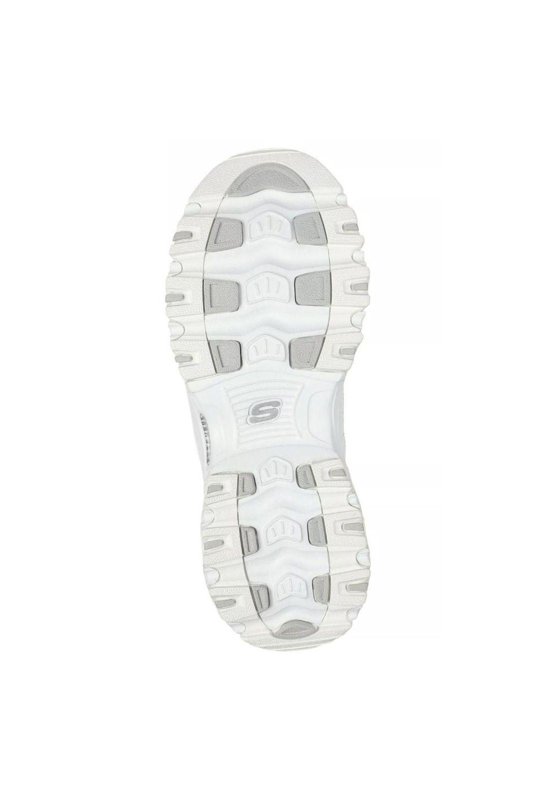 Zapatilla Mujer D lites Play On Blanco Skechers-3