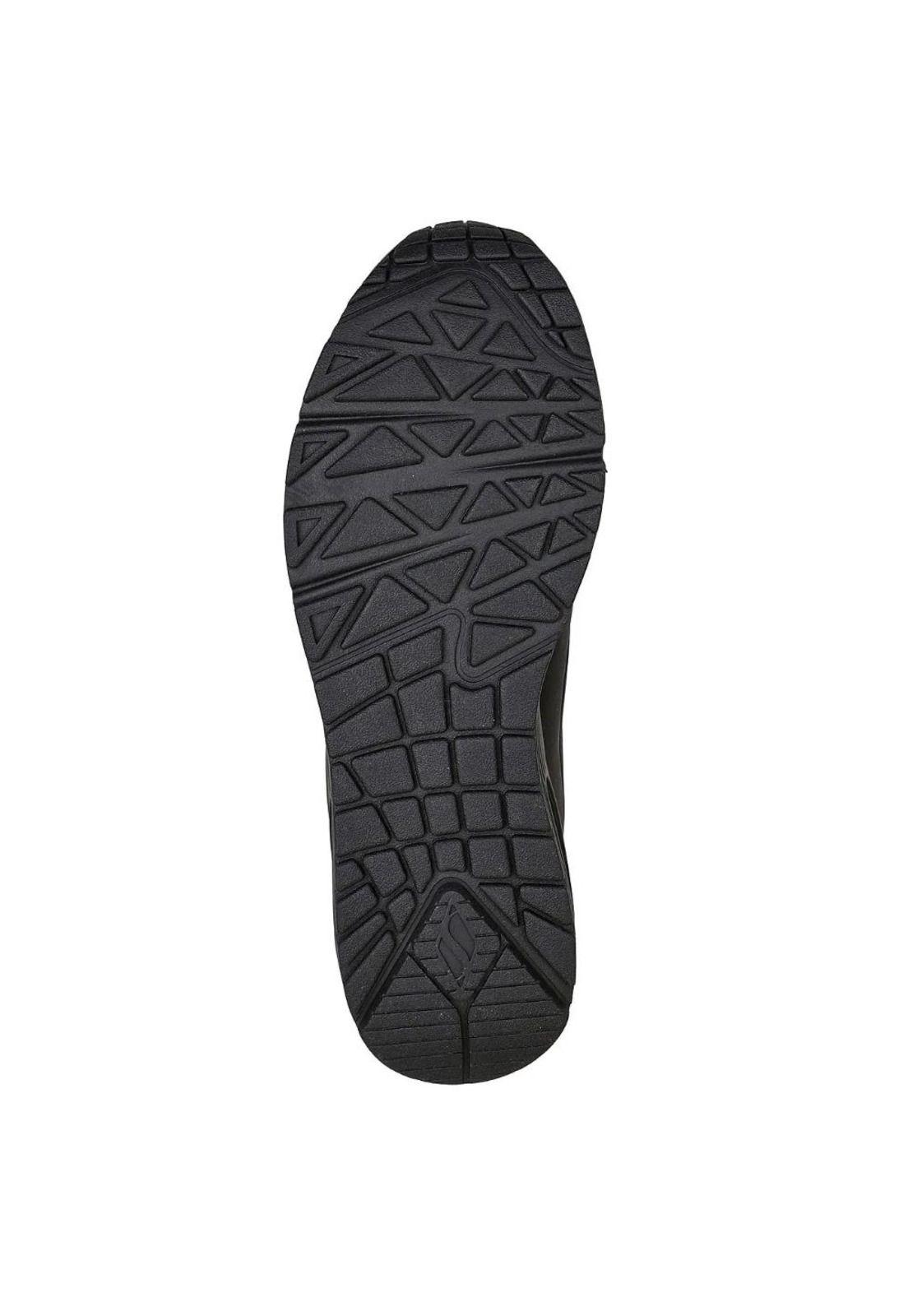 Zapatilla Hombre Uno Stand On Air Negro Skechers-3