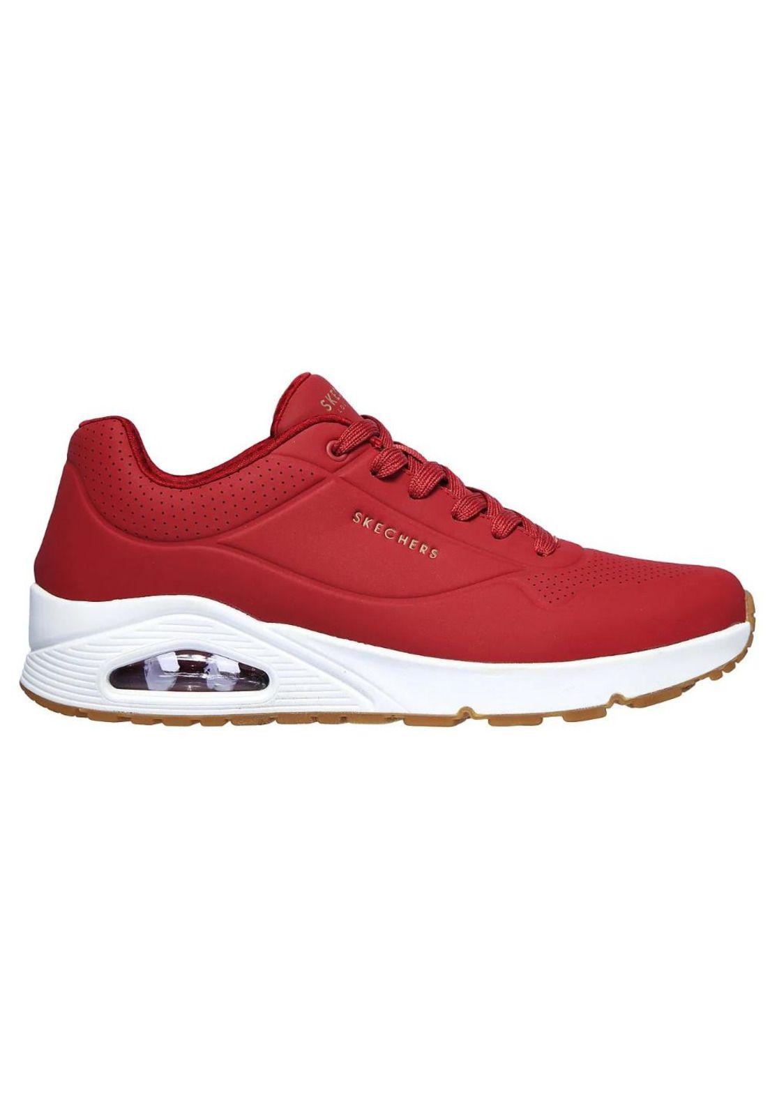 Zapatilla Hombre Stand On Air Rojo Skechers-0