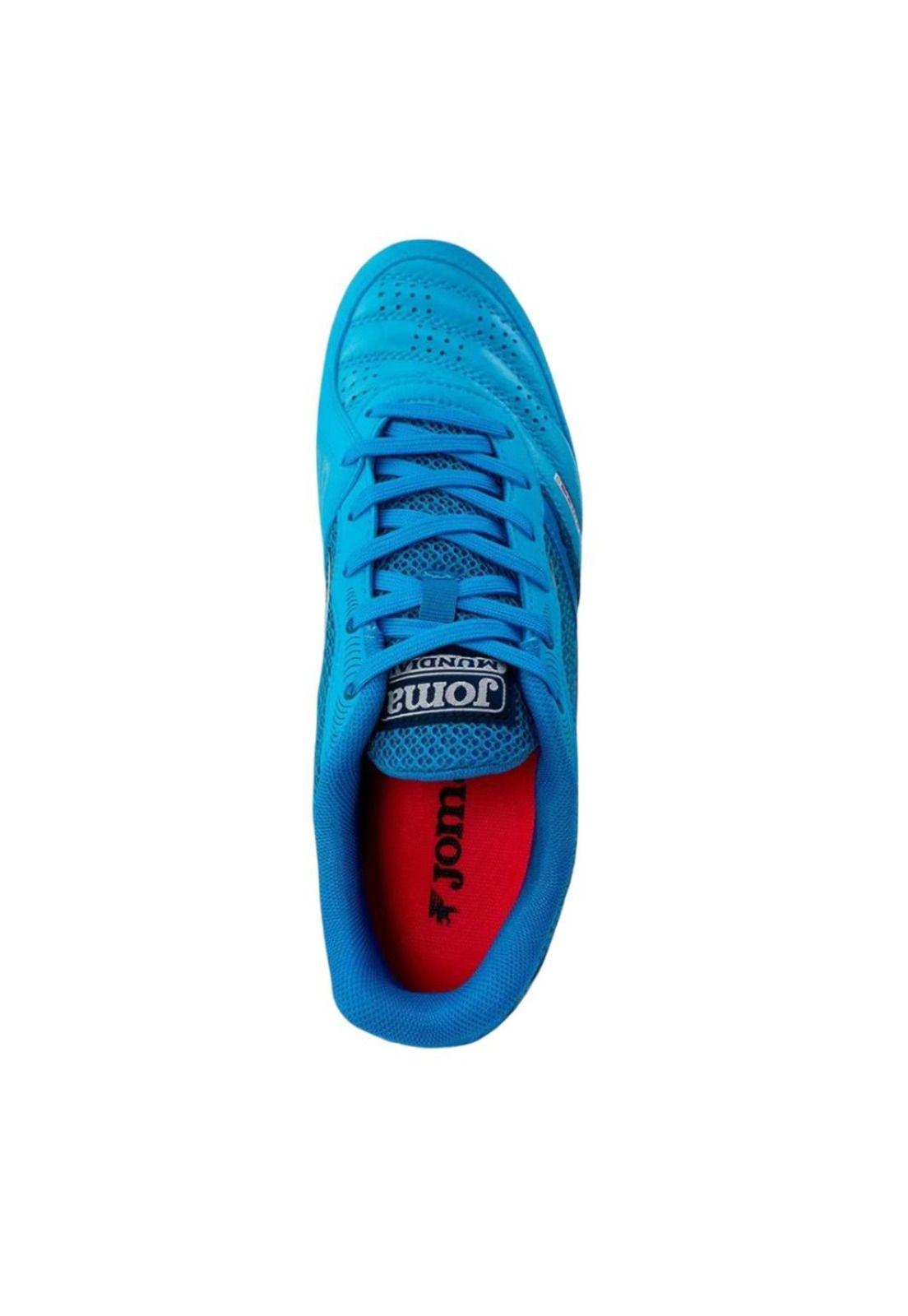 Zapatilla Fútbol Turf Hombre Mundial Azul Joma-2