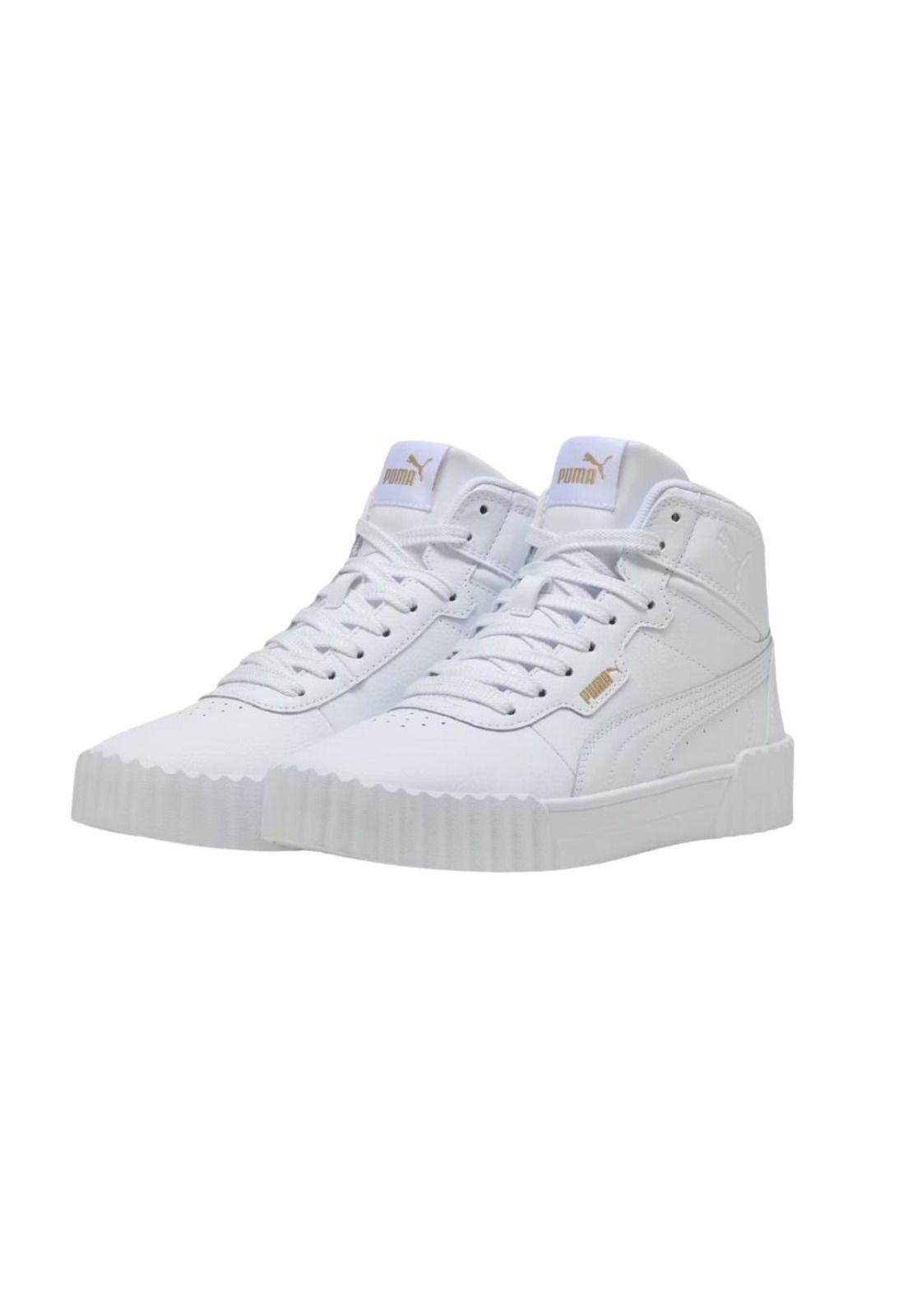 Zapatilla Mujer Carina 3.0 Mid Blanco Puma-1