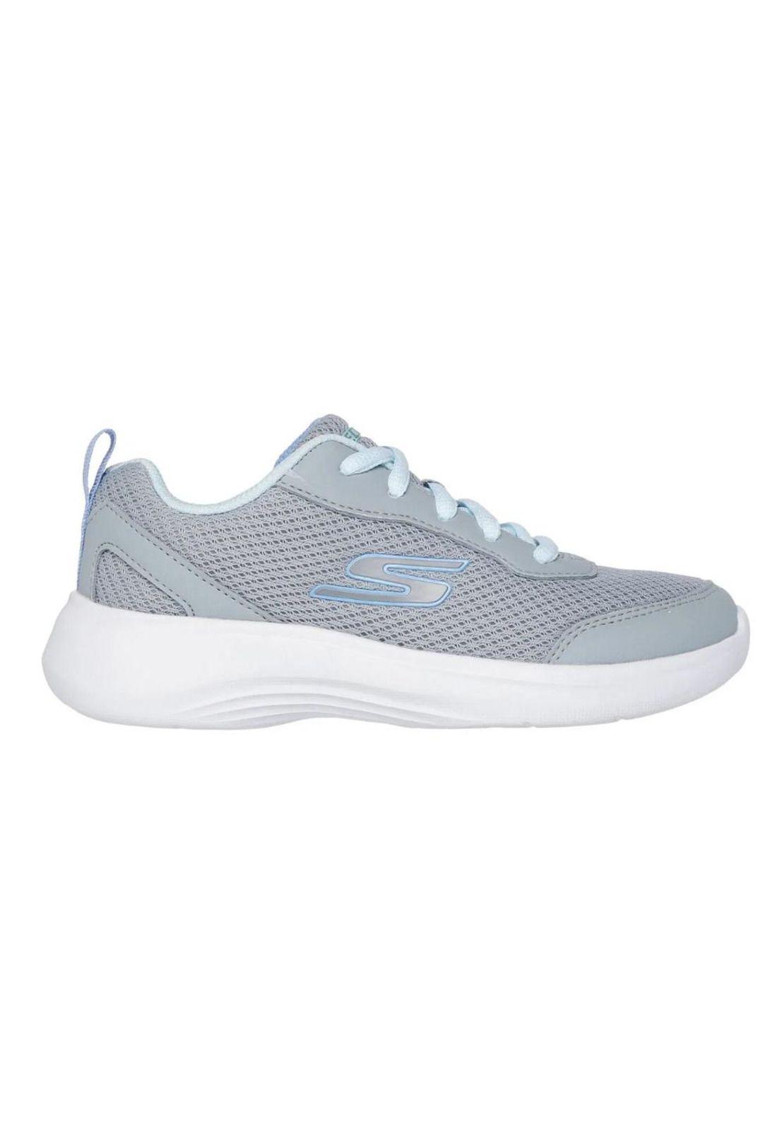 Zapatilla Kids Selectors Gris Skechers-0