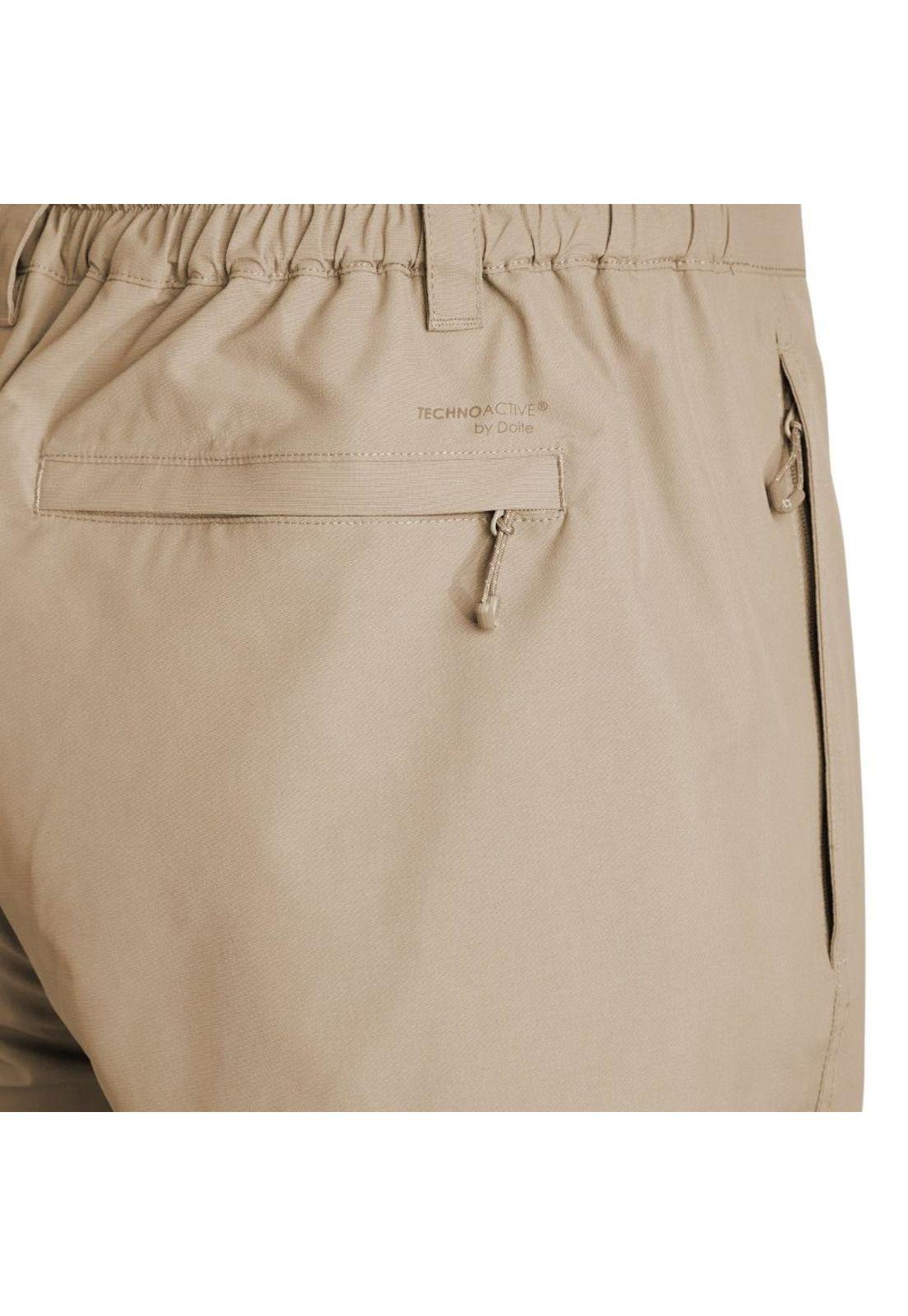 Pantalón Impermeable Hombre Cyclon Beige Doite-3