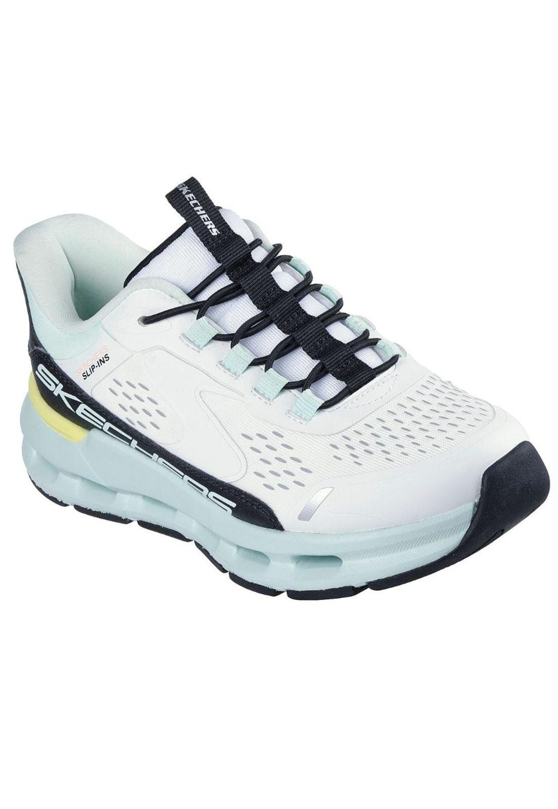 Zapatilla Mujer Glide Step Celeste Skechers-1