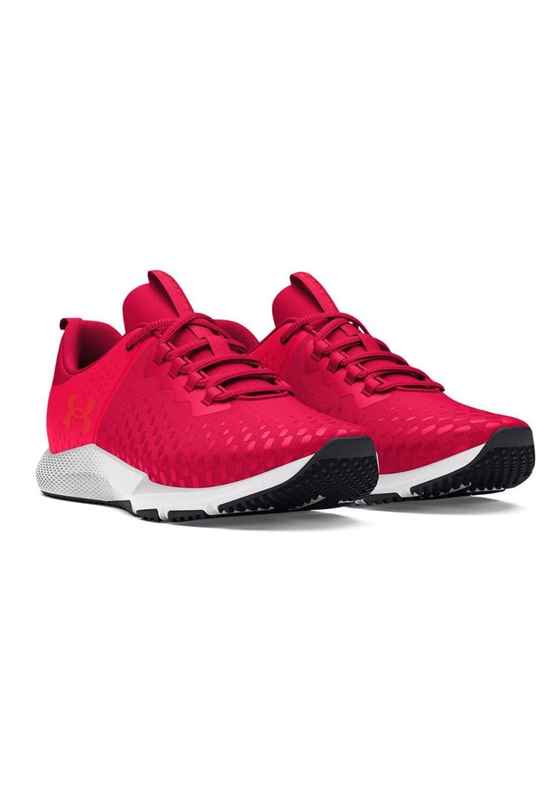 Zapatilla Hombre Charged Engage 2 Rojo Under Armour-1