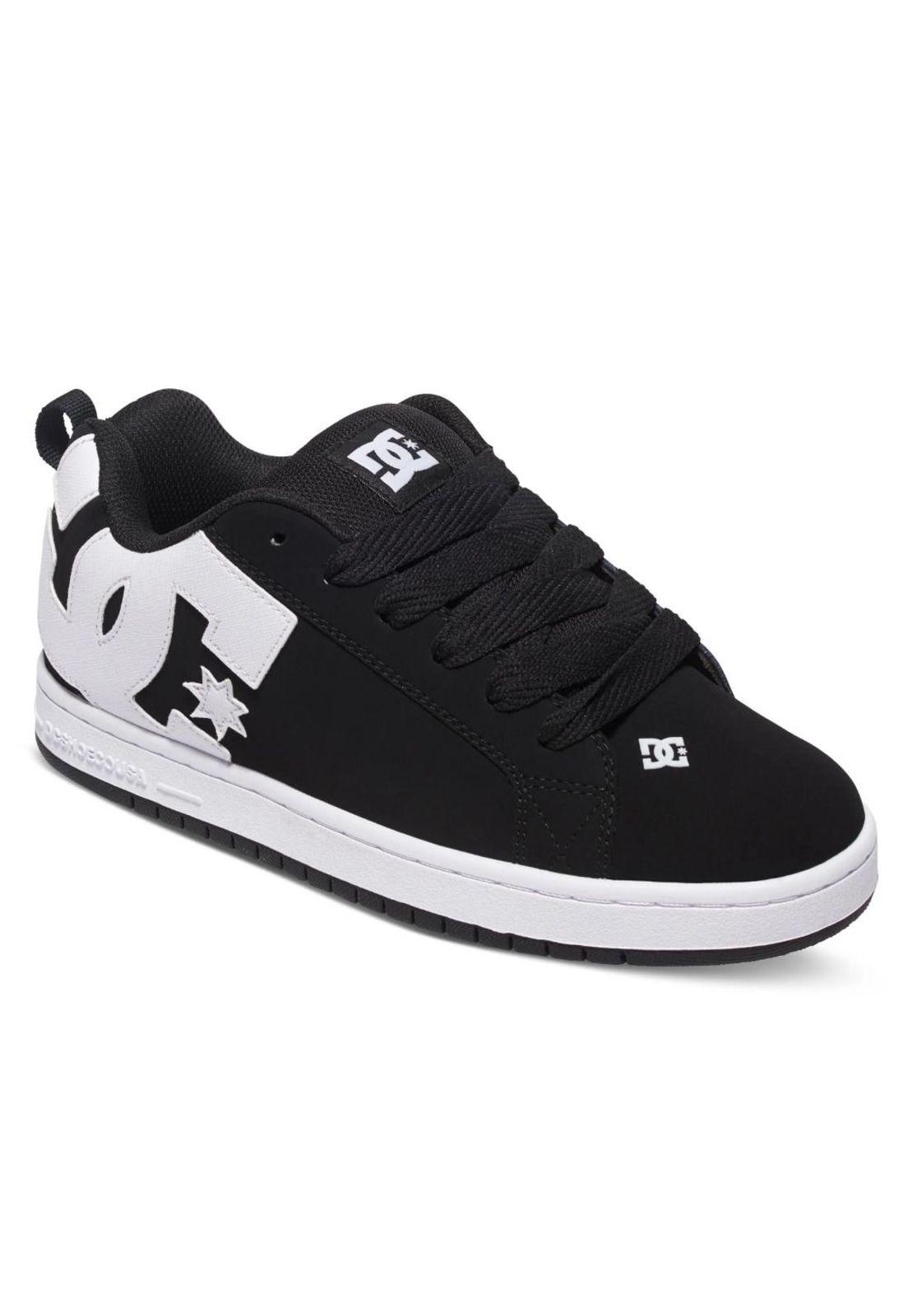 Zapatilla Hombre Court Graffik Negro DC-1