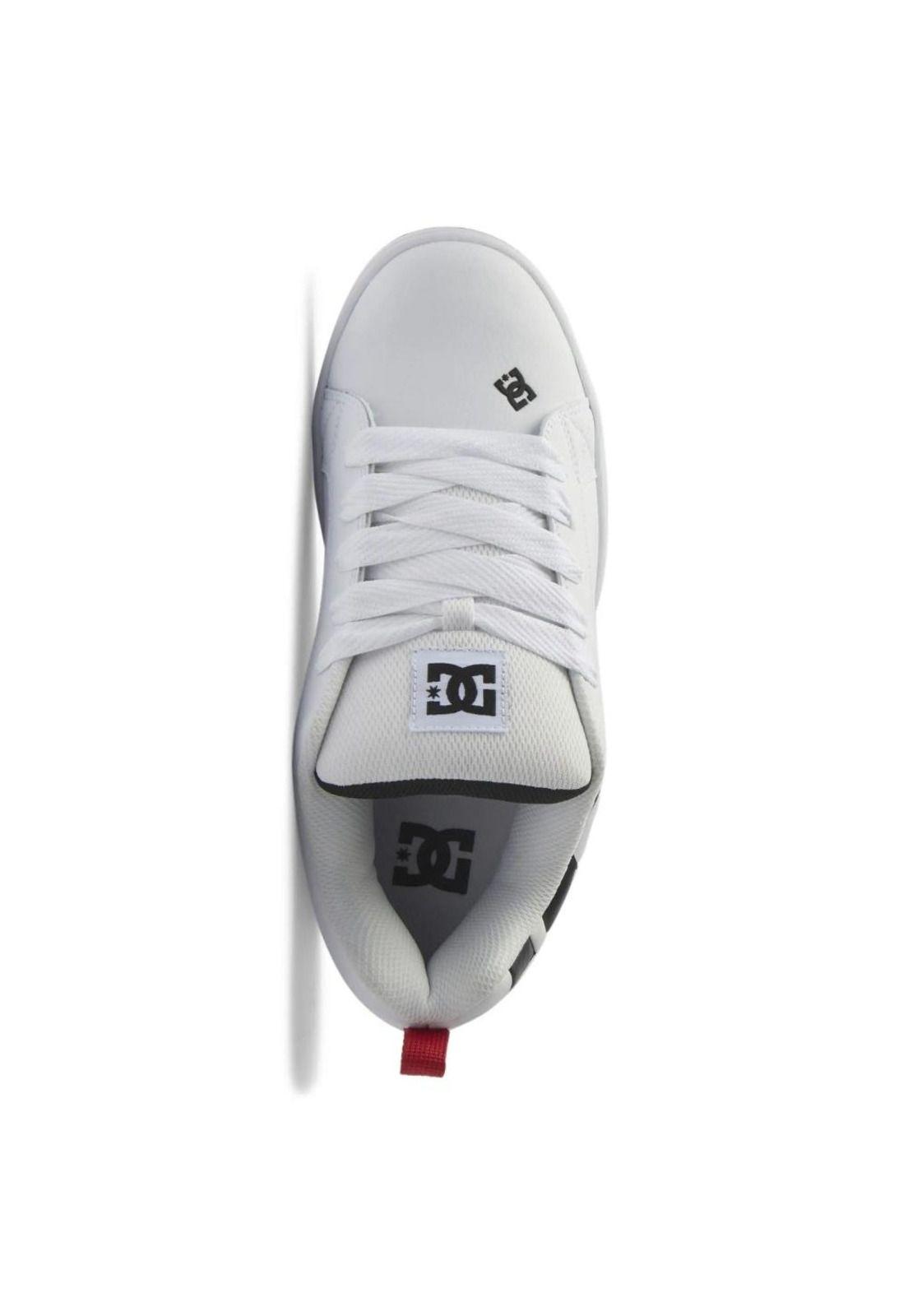 Zapatilla Hombre Court Graffik Blanco Negro DC-2