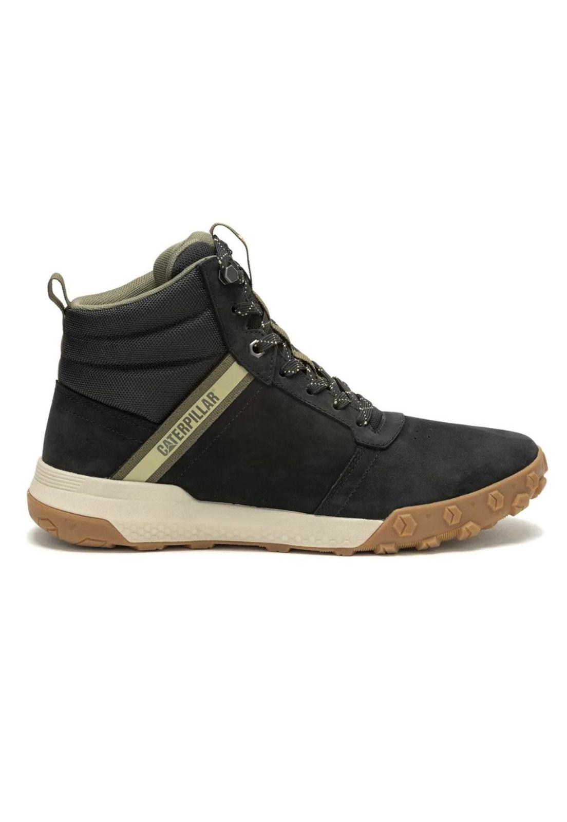 Zapatilla Hombre Hex Ready Mid Negro Cat-0