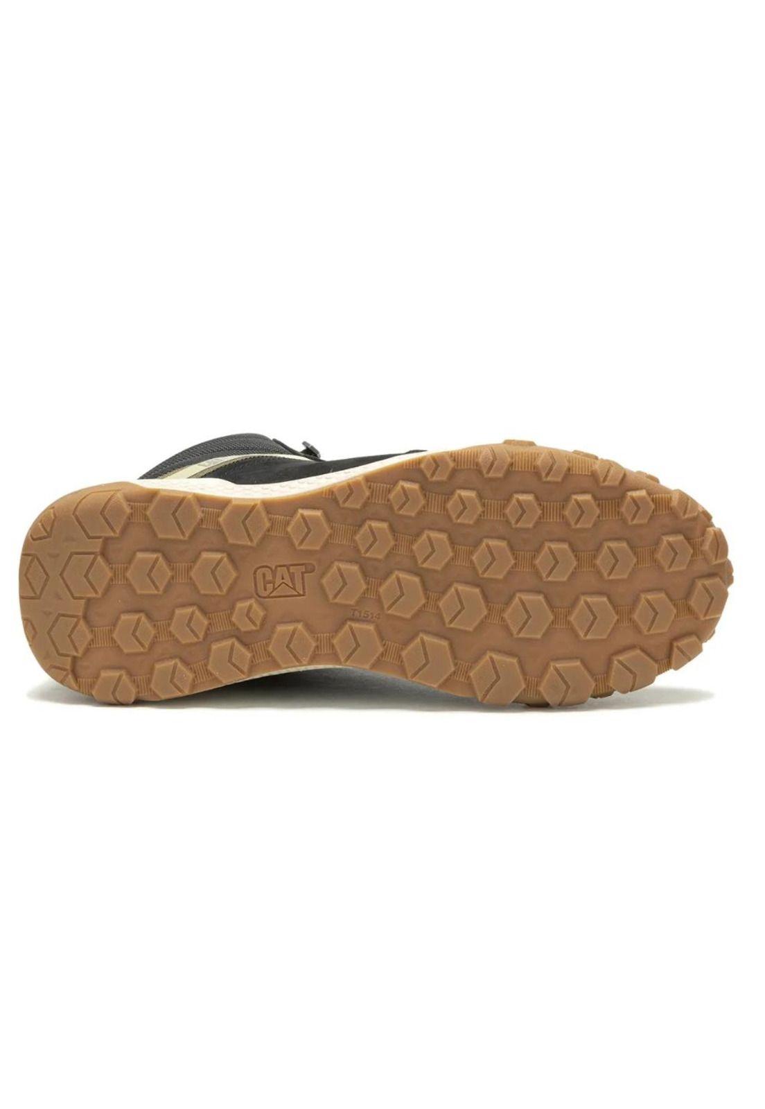 Zapatilla Hombre Hex Ready Mid Negro Cat-3