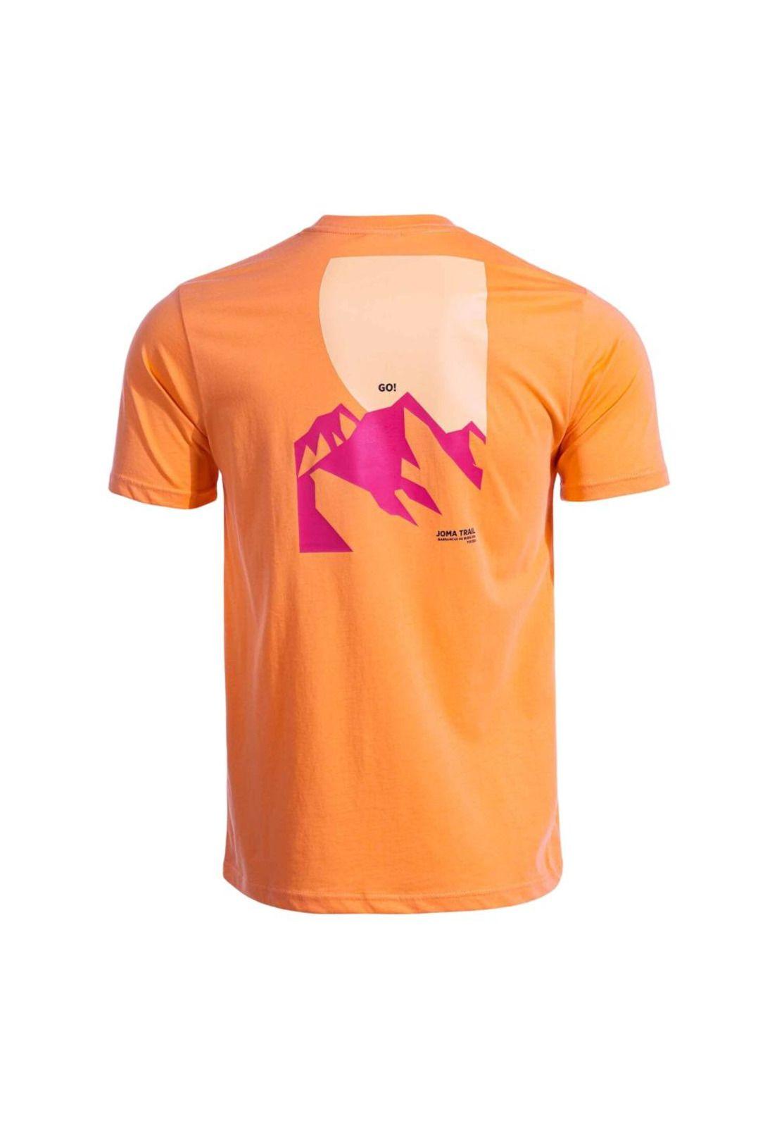 Polera Hombre Chameleon Naranjo Joma-1