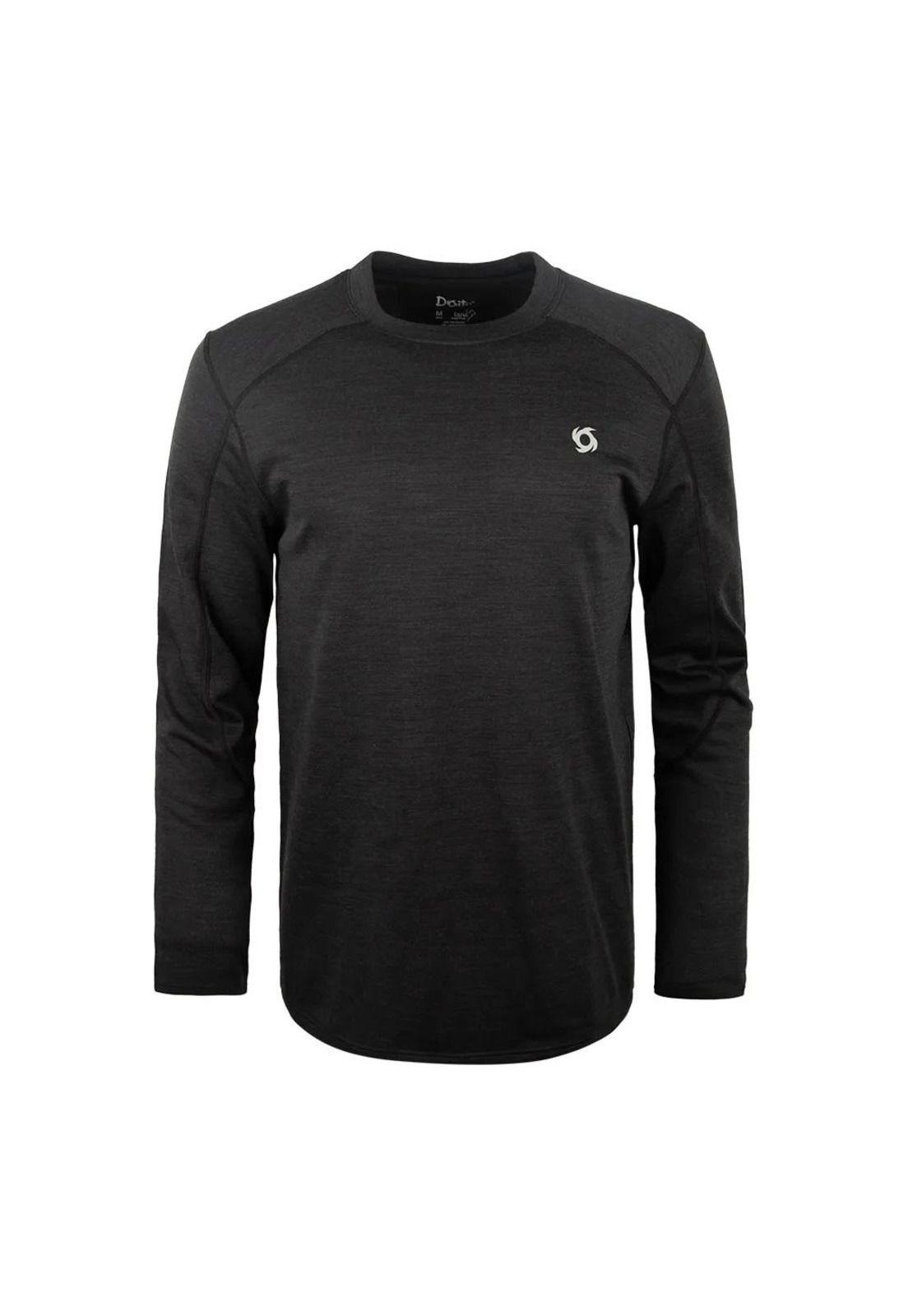 Polera Primera Capa Hombre Tanderwool Negro Doite-0