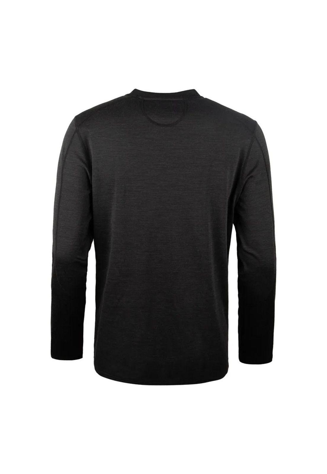 Polera Primera Capa Hombre Tanderwool Negro Doite-2