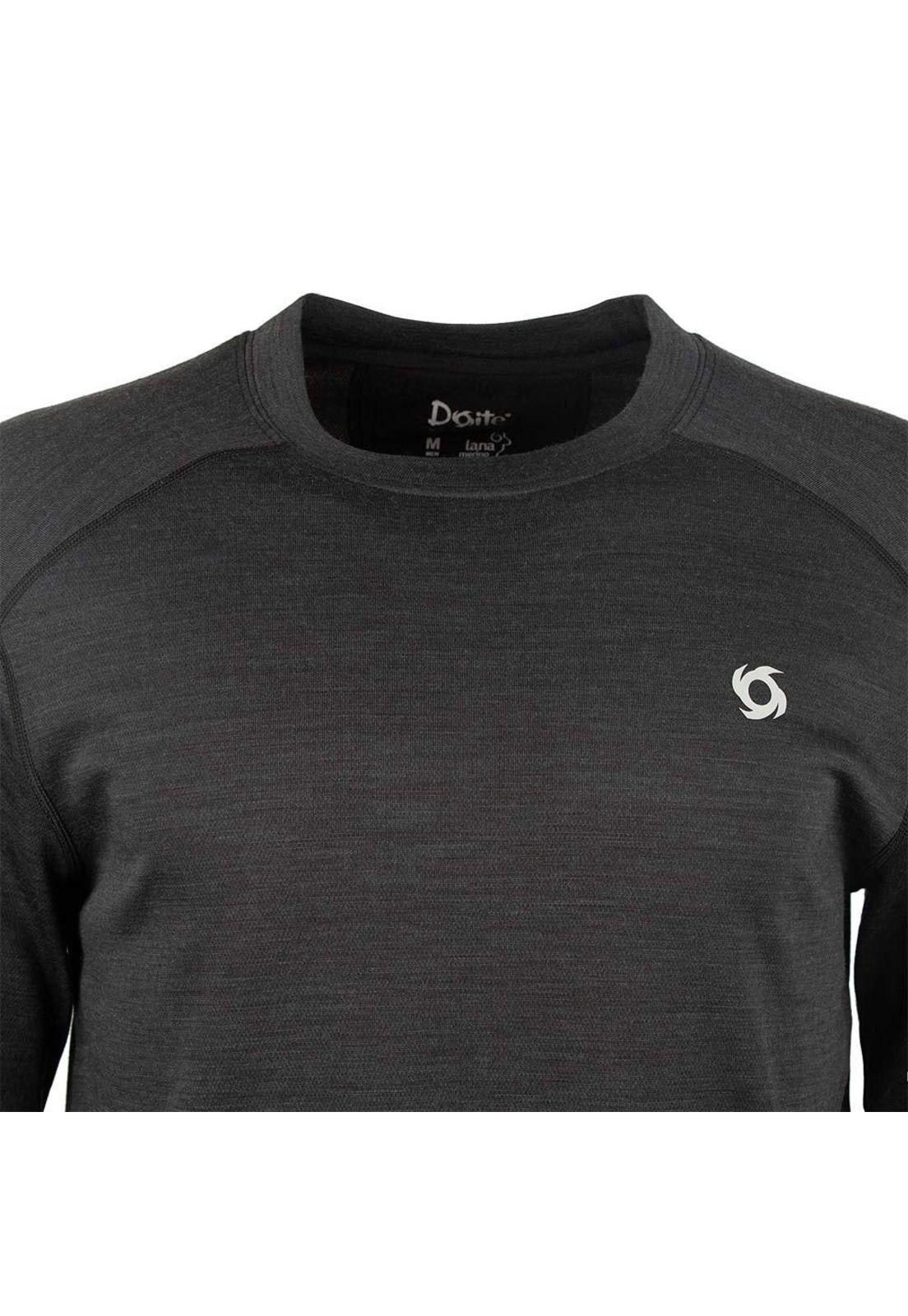 Polera Primera Capa Hombre Tanderwool Negro Doite-3