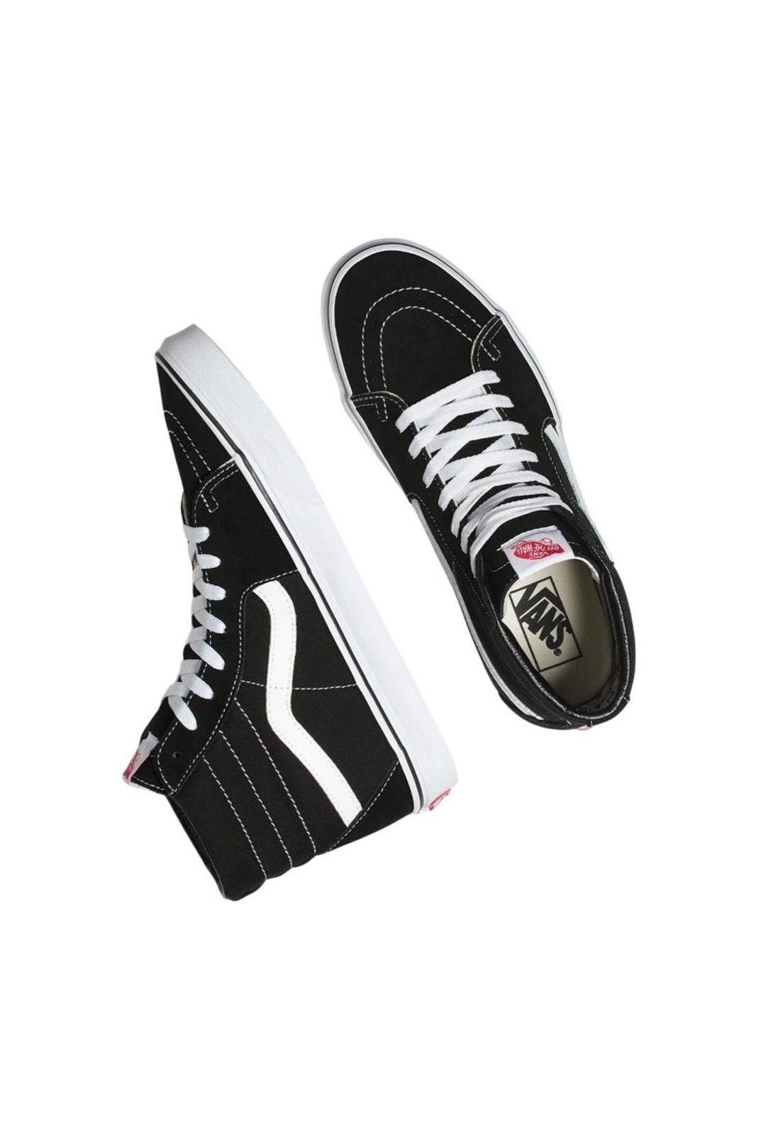 Zapatilla Mujer SK8 HI Negro Vans-2
