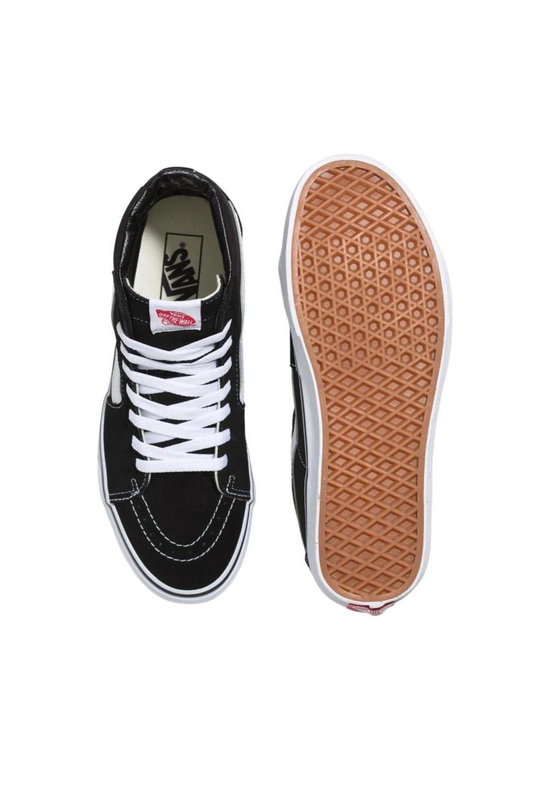 Zapatilla Mujer SK8 HI Negro Vans-3