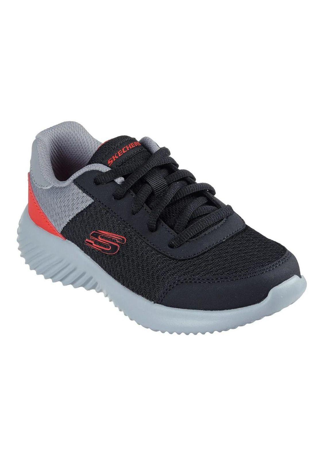 Zapatilla Kids Bounder Negro Skechers-1
