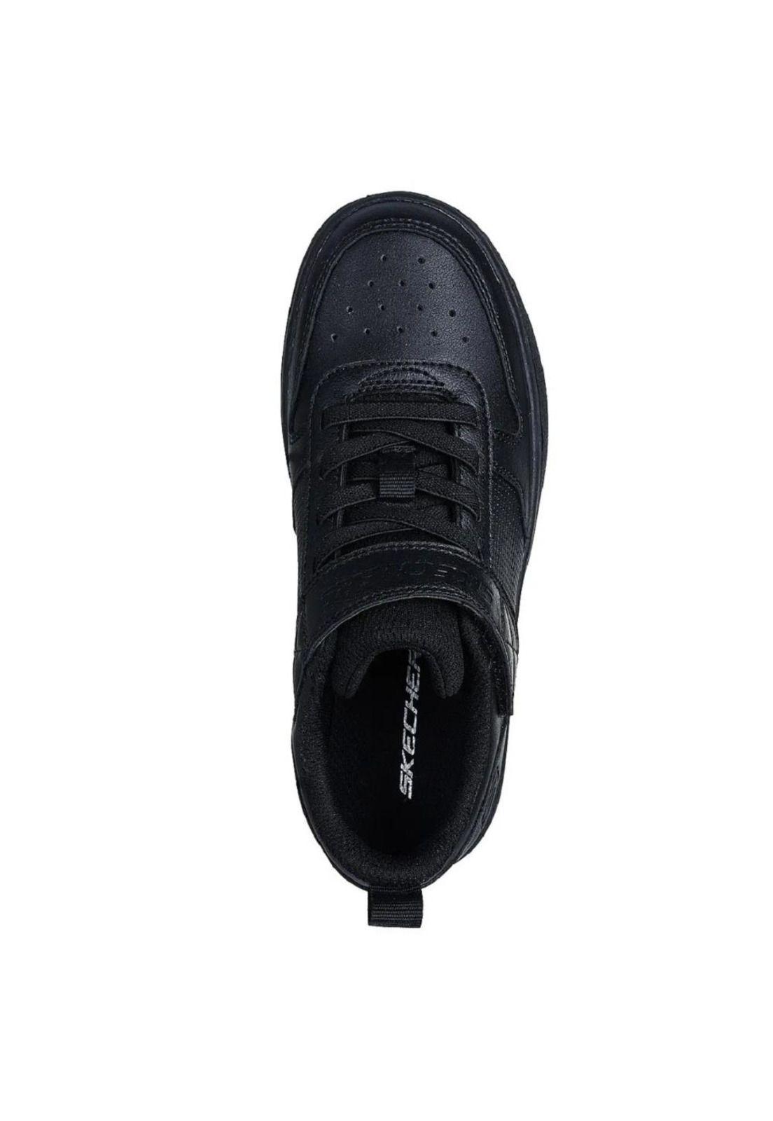 Zapatilla Escolar Smooth Street Negro Skechers-2