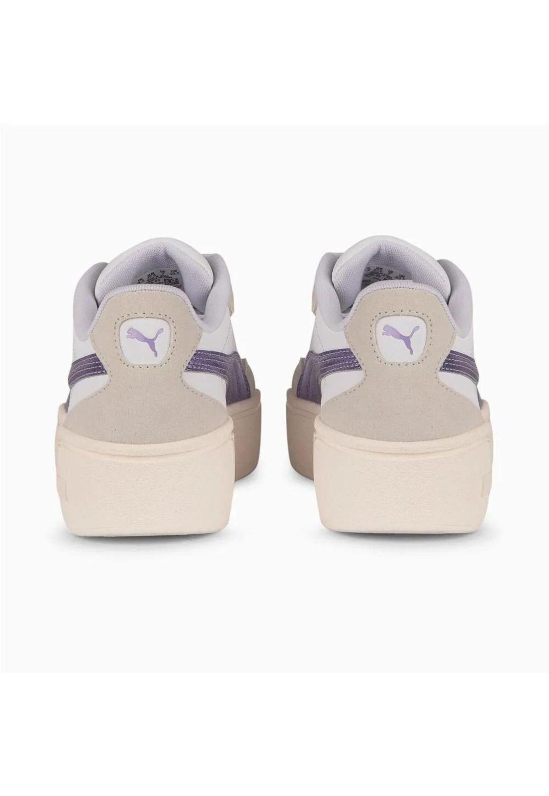 Zapatilla Mujer Club II Era Platform Blanco Puma-3