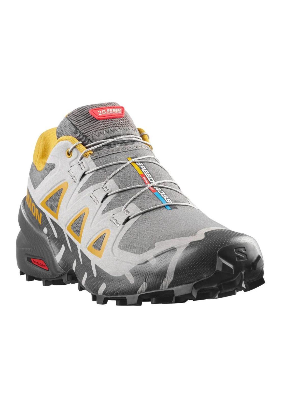 Zapatilla Trail Running Hombre Speed Cross Gris Salomon-1