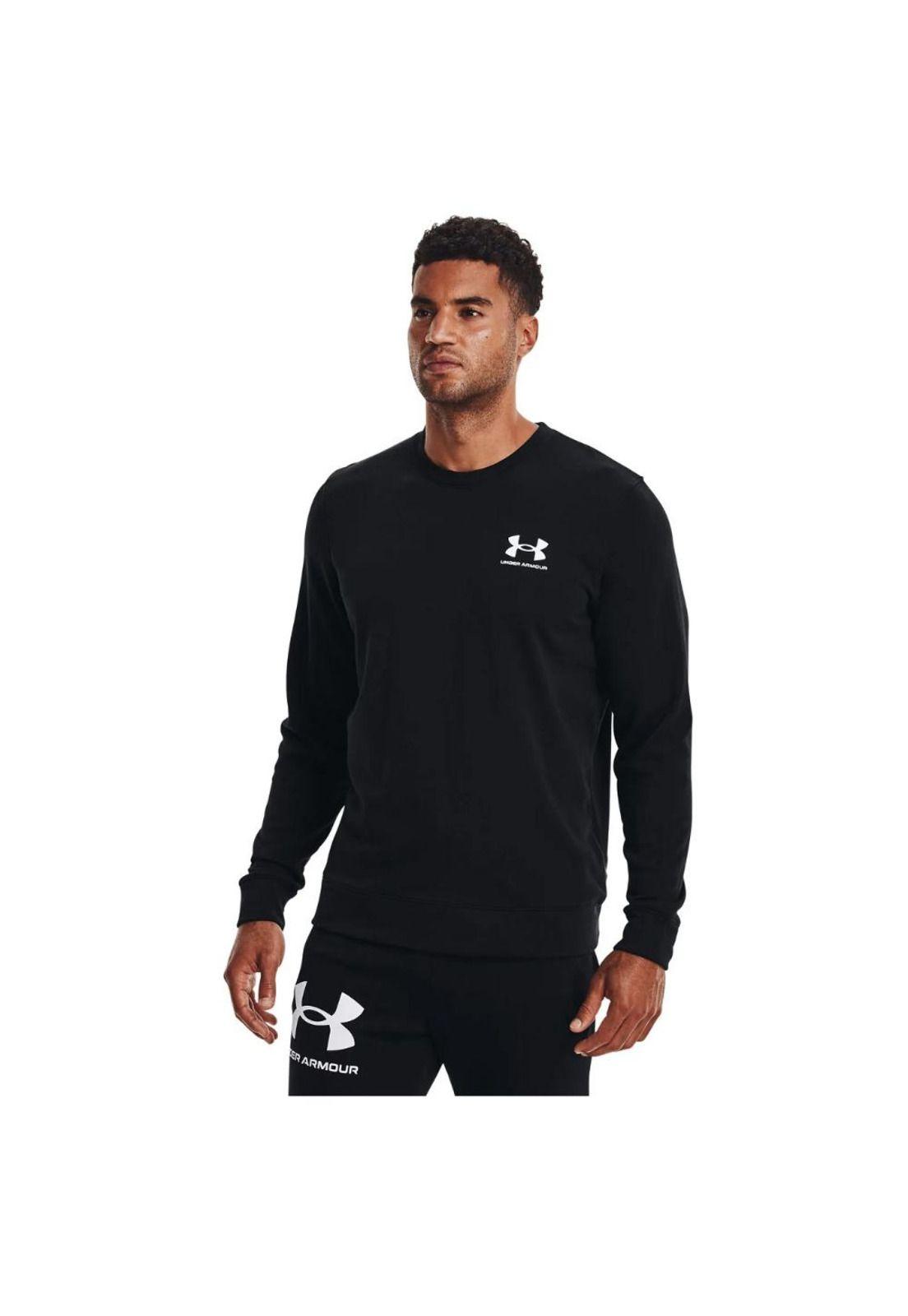 Polerón Hombre UA Rivel Terry Negro Under Armour-2