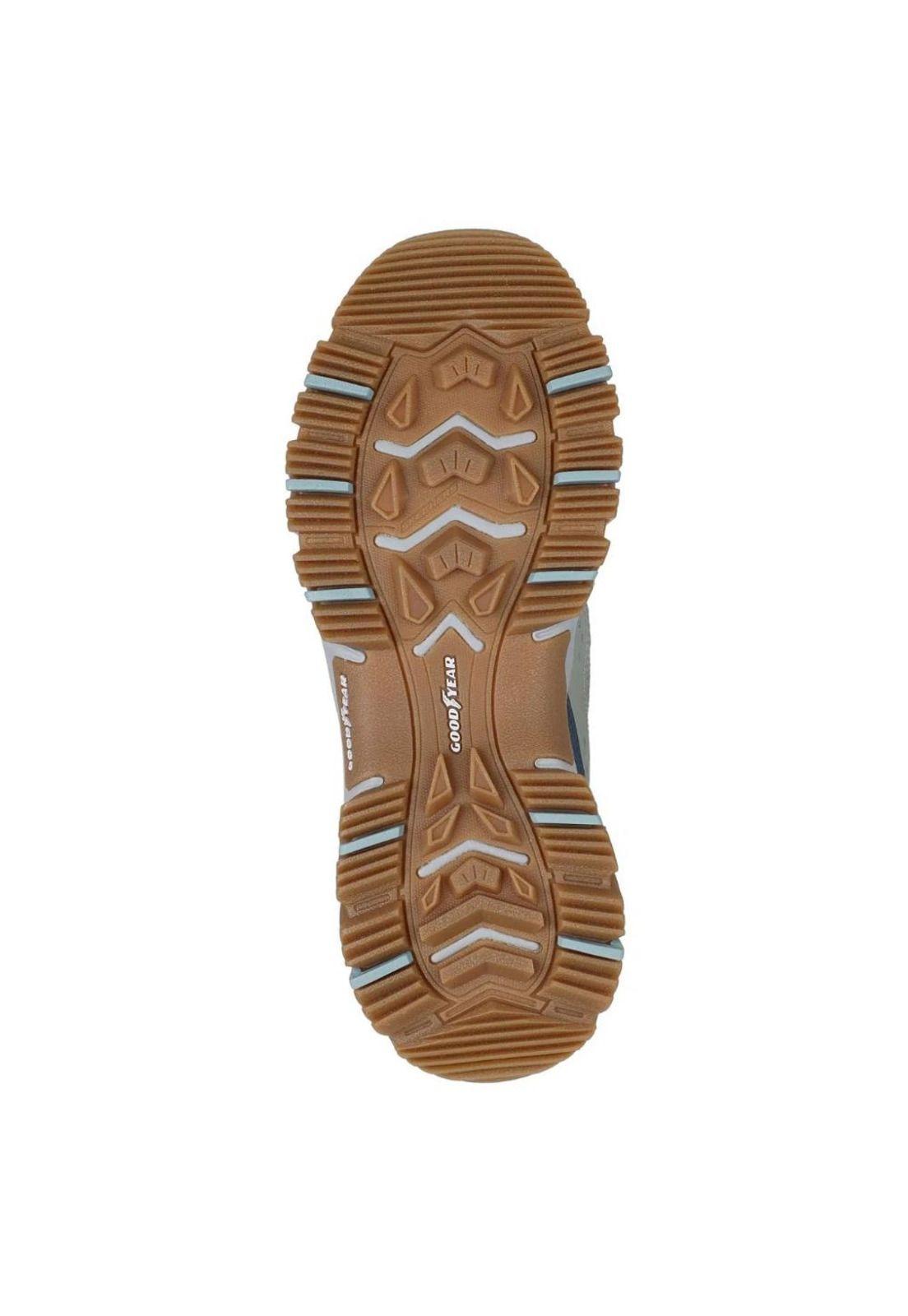 Zapatilla Mujer D'Lites Hiker Celeste Skechers-3