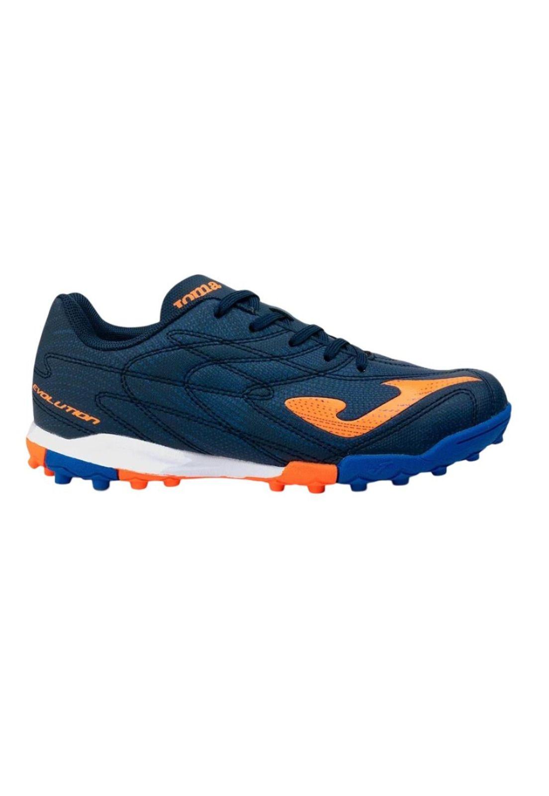 Zapatilla Fútbol Turf Kids Evolution Azul Marino Joma-0