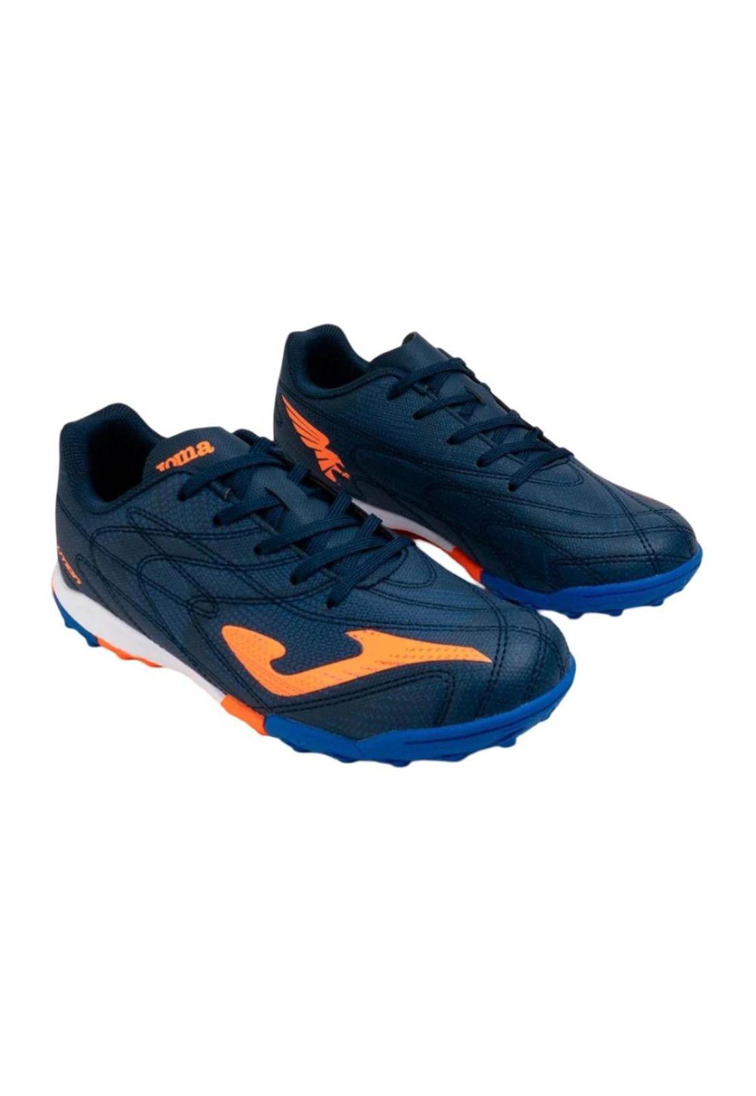 Zapatilla Fútbol Turf Kids Evolution Azul Marino Joma-1