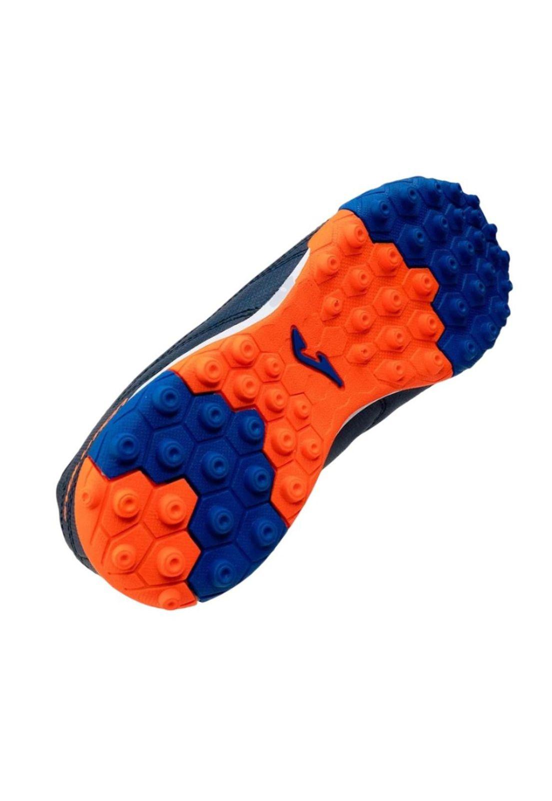 Zapatilla Fútbol Turf Kids Evolution Azul Marino Joma-3
