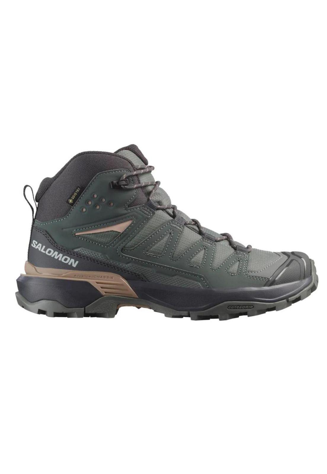 Botín Mujer X Ultra 360 Mid Verde Salomon-0