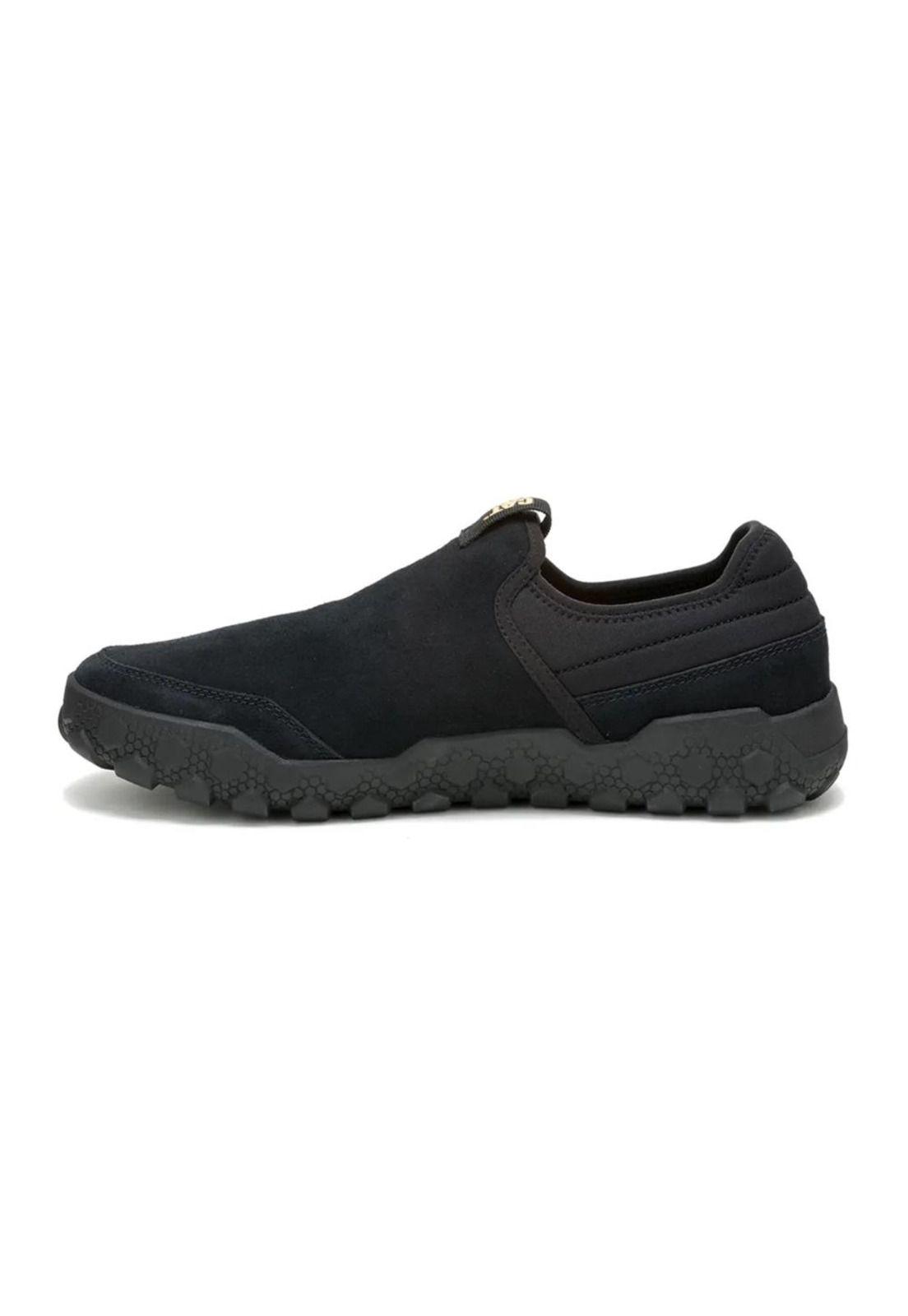 Zapato Hombre Hex Slip On Negro Cat-2