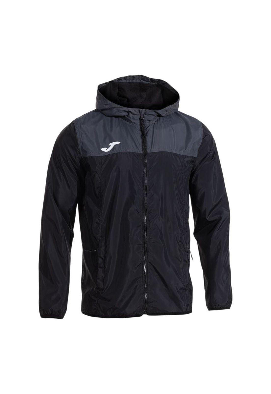 Chubasquero Deportivo Hombre Combi Negro Gris Joma-0